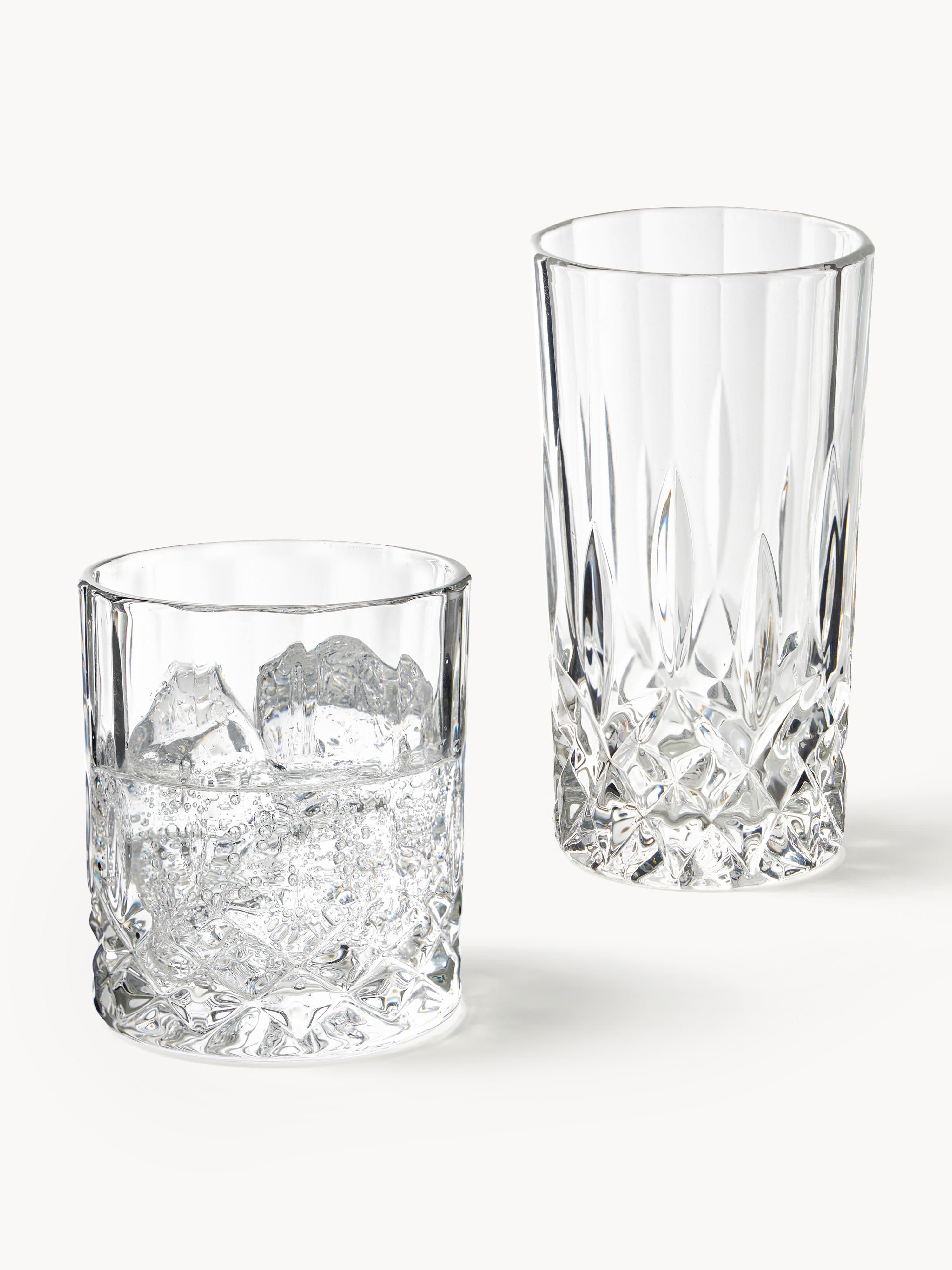 Gallery image 1 - Whisky & Highball Glasses George with Embossed Pattern