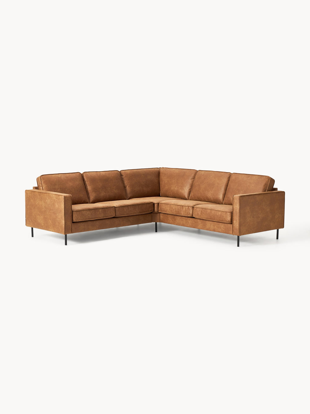 Hunter Leather Corner Sofa (4-seater)