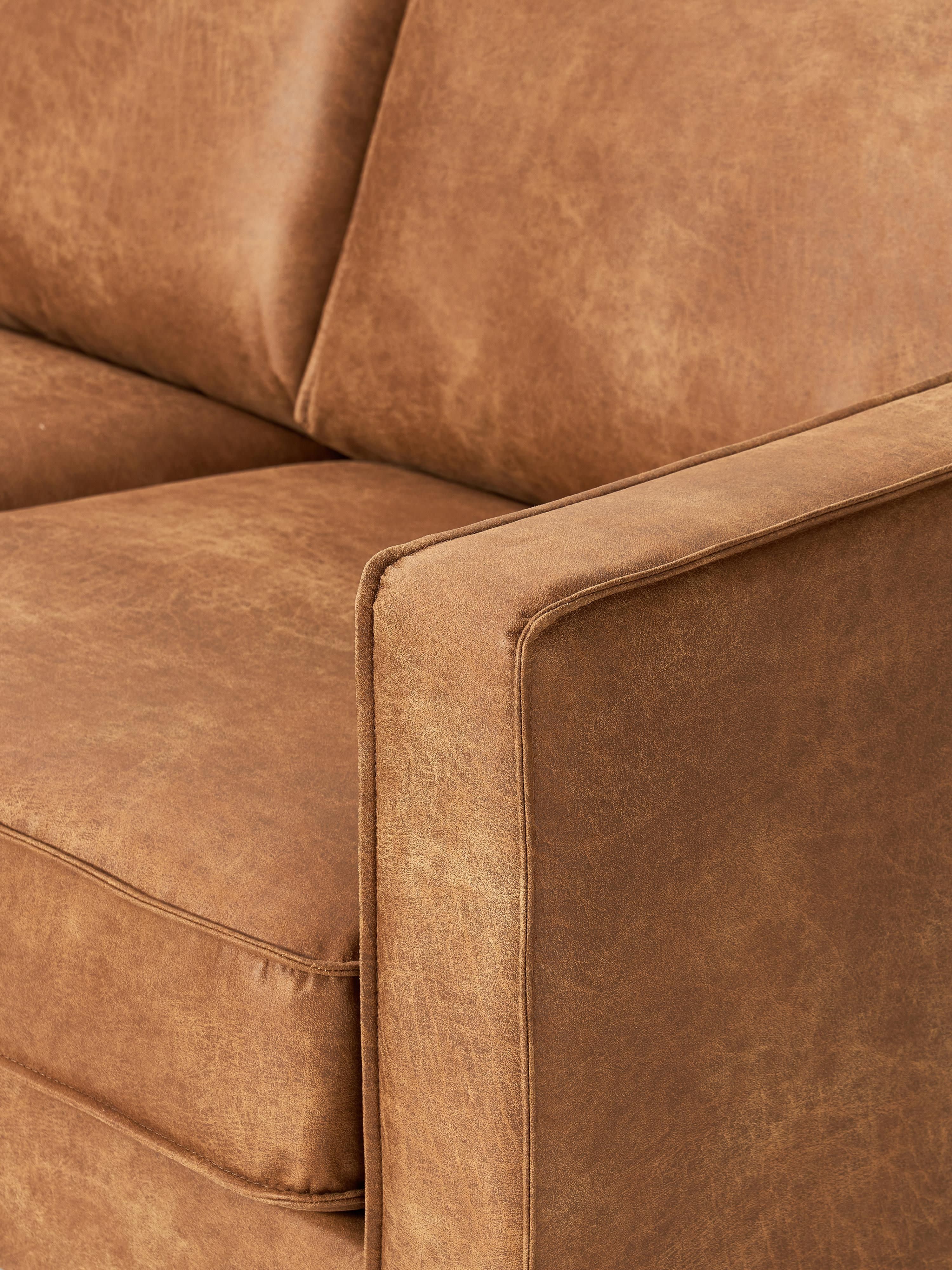 Hunter Leather Corner Sofa (4-seater)