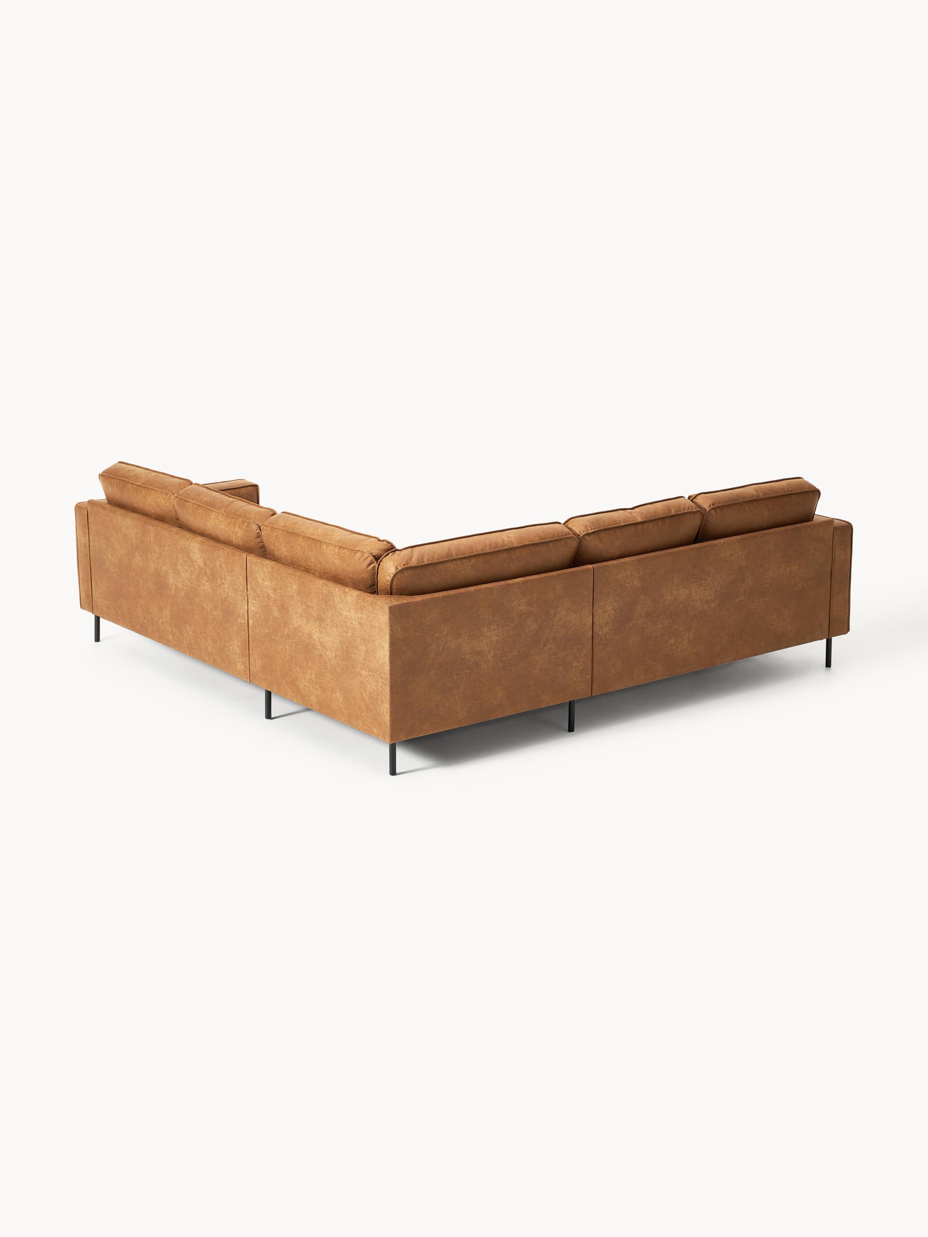 Hunter Leather Corner Sofa (4-seater)