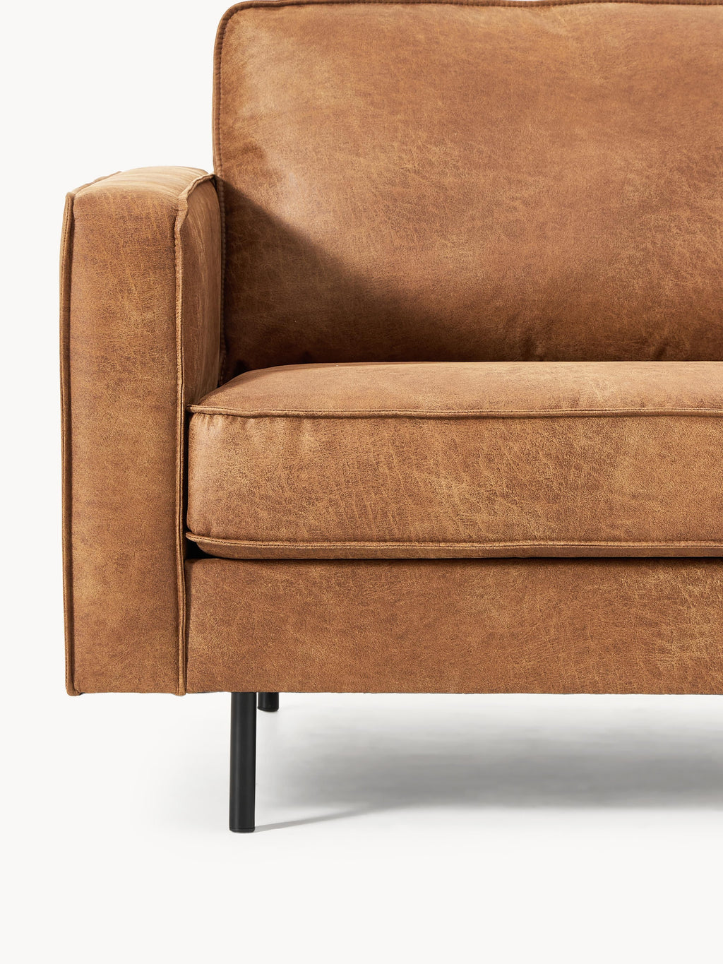 Hunter Leather Corner Sofa (4-seater)