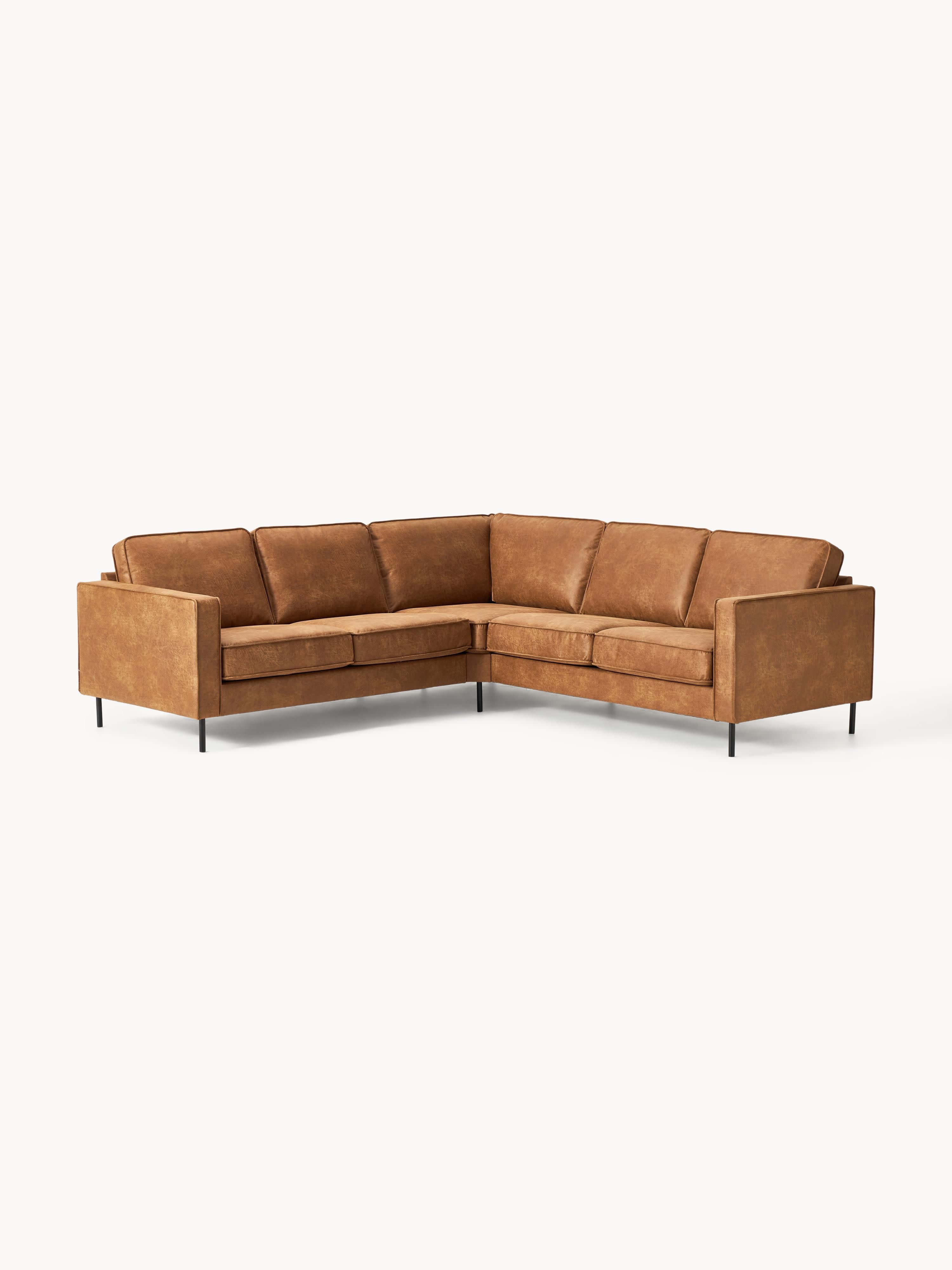 Hunter Leather Corner Sofa (4-seater)