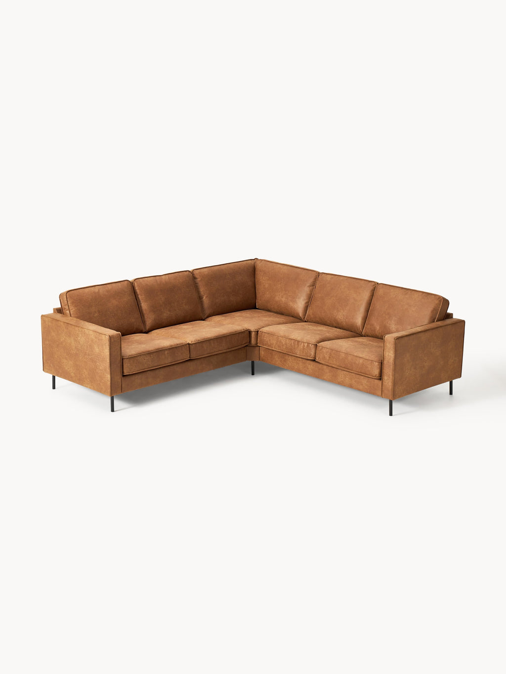 Hunter Leather Corner Sofa (4-seater)
