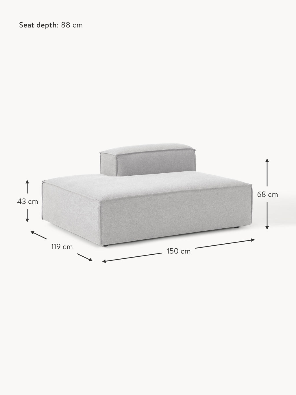 Lennon Chaise Module