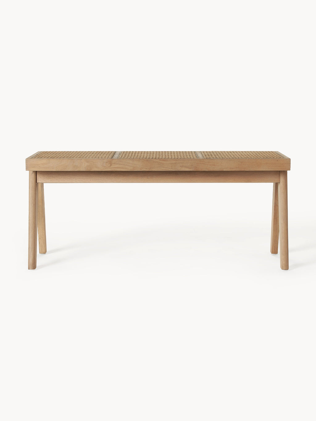 Sissi Bench with Viennese Wickerwork