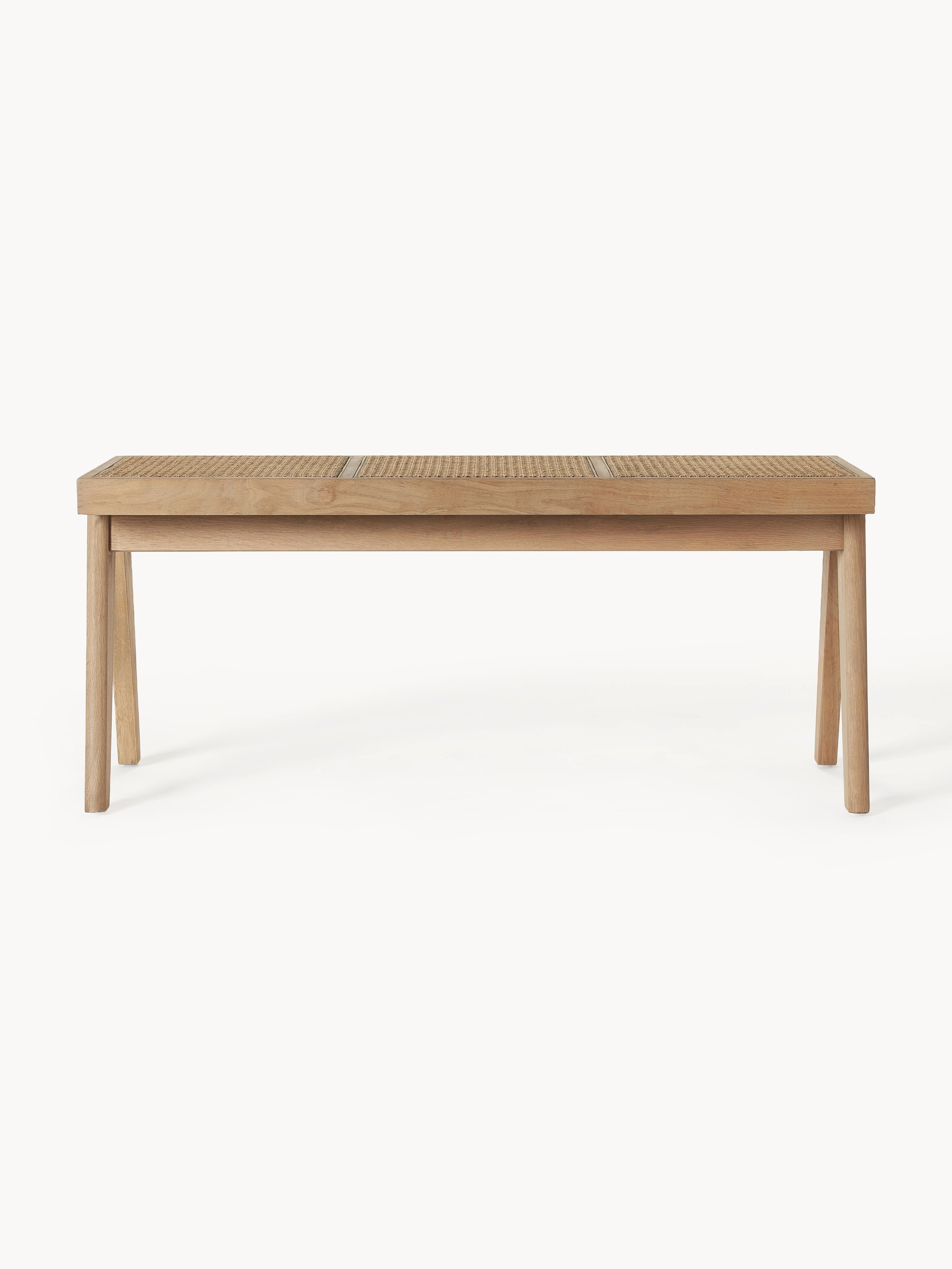 Sissi Bench with Viennese Wickerwork