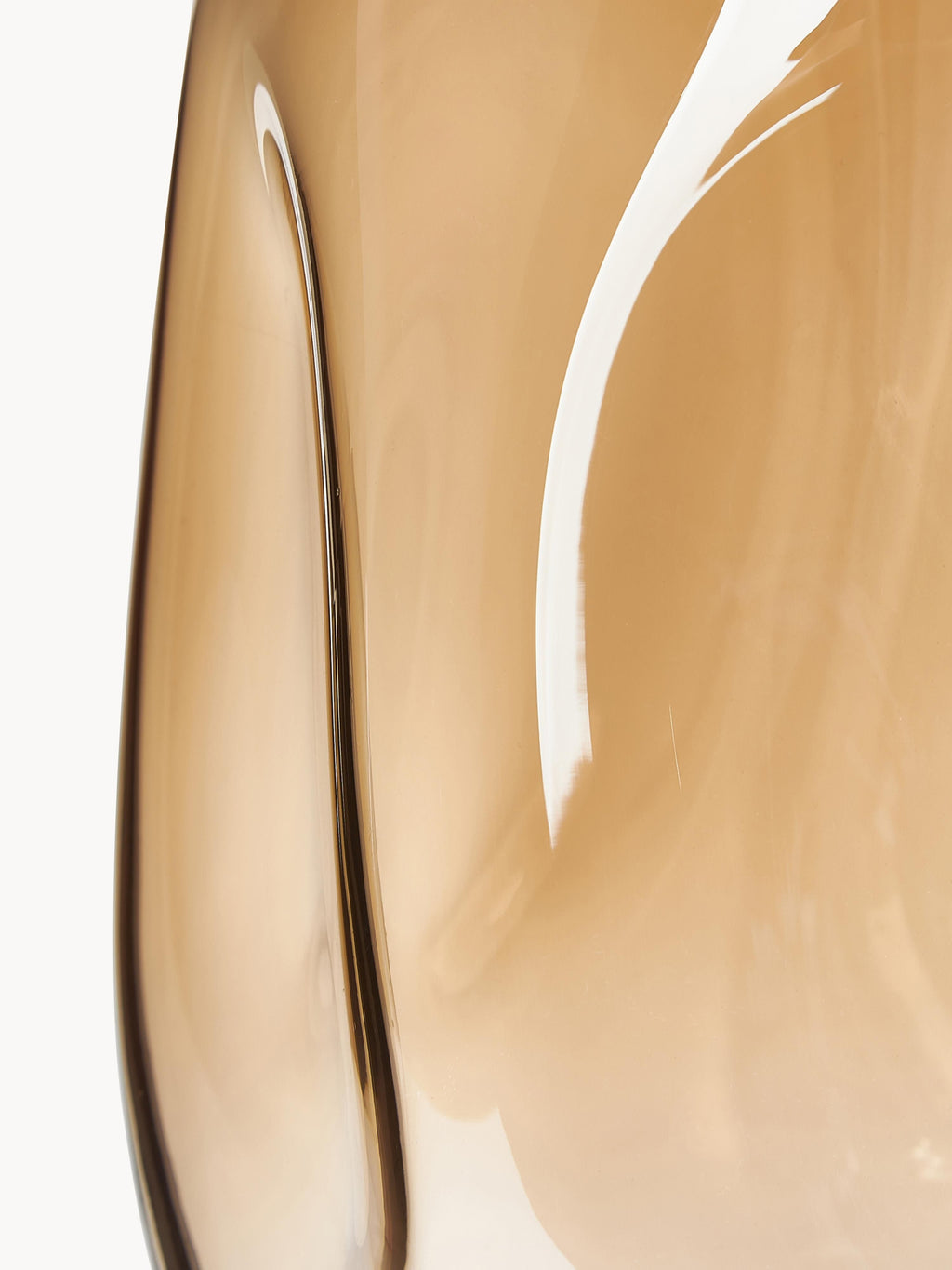 Luster Mouth-Blown Glass Vase, H 35 cm