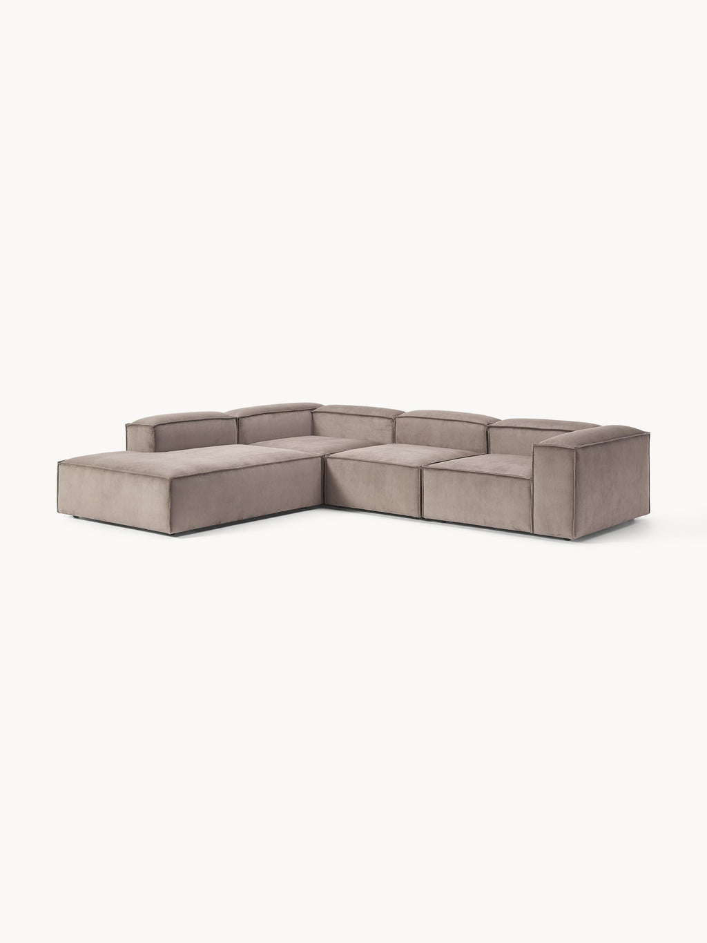 Lennon Corduroy Modular Corner Sofa (4-seater)