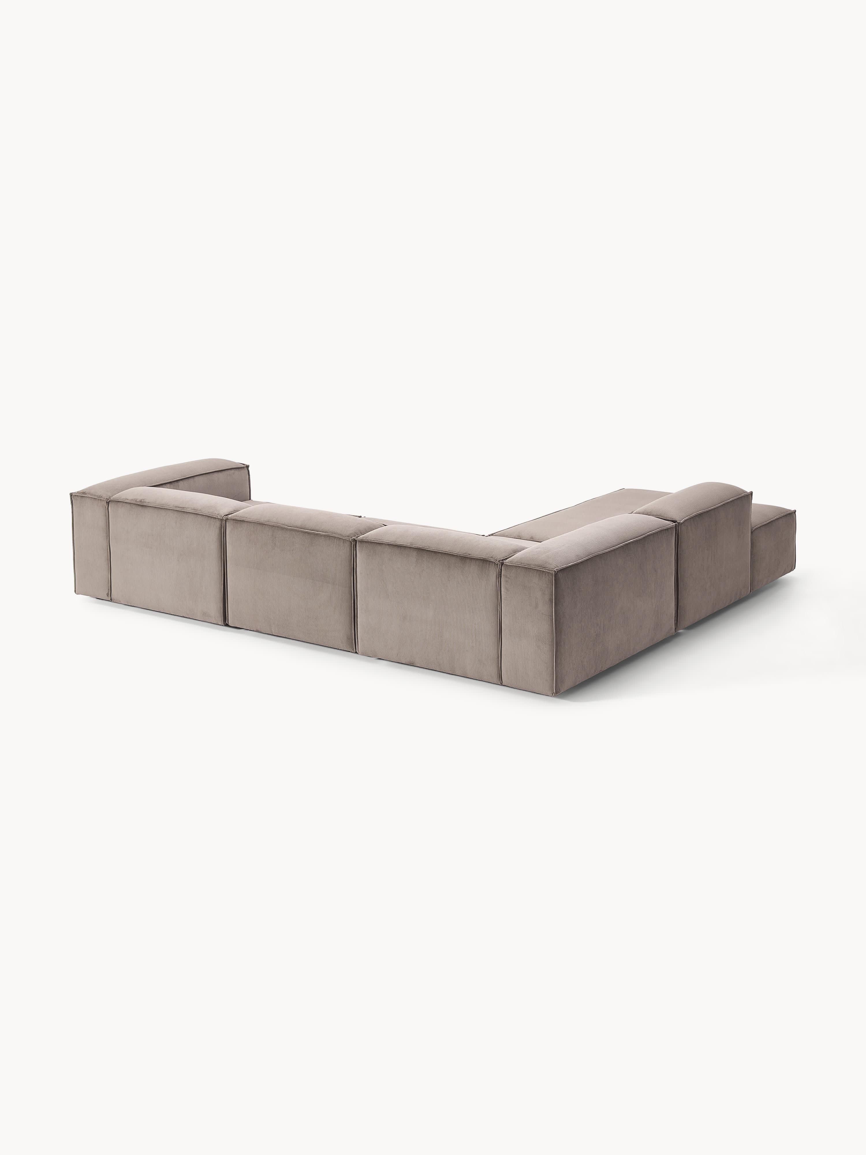 Lennon Corduroy Modular Corner Sofa (4-seater)