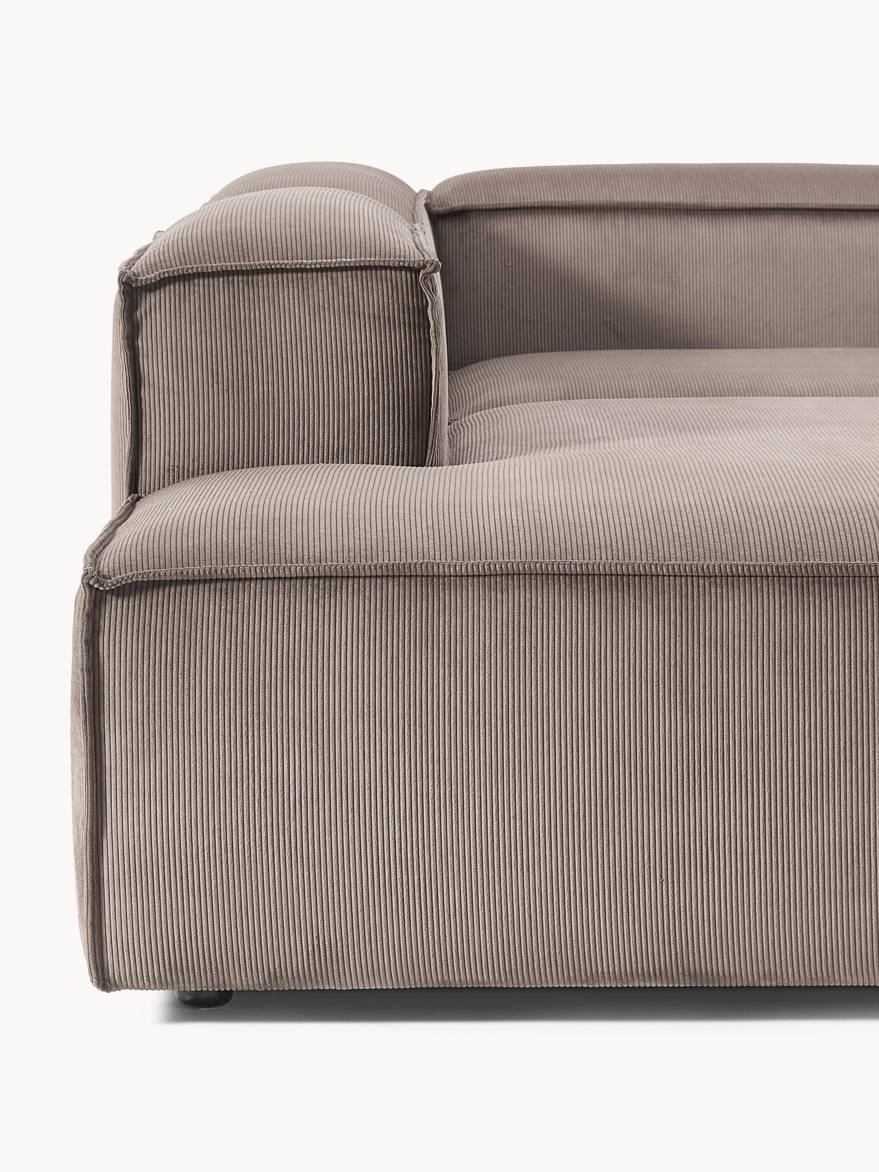 Lennon Corduroy Modular Corner Sofa (4-seater)