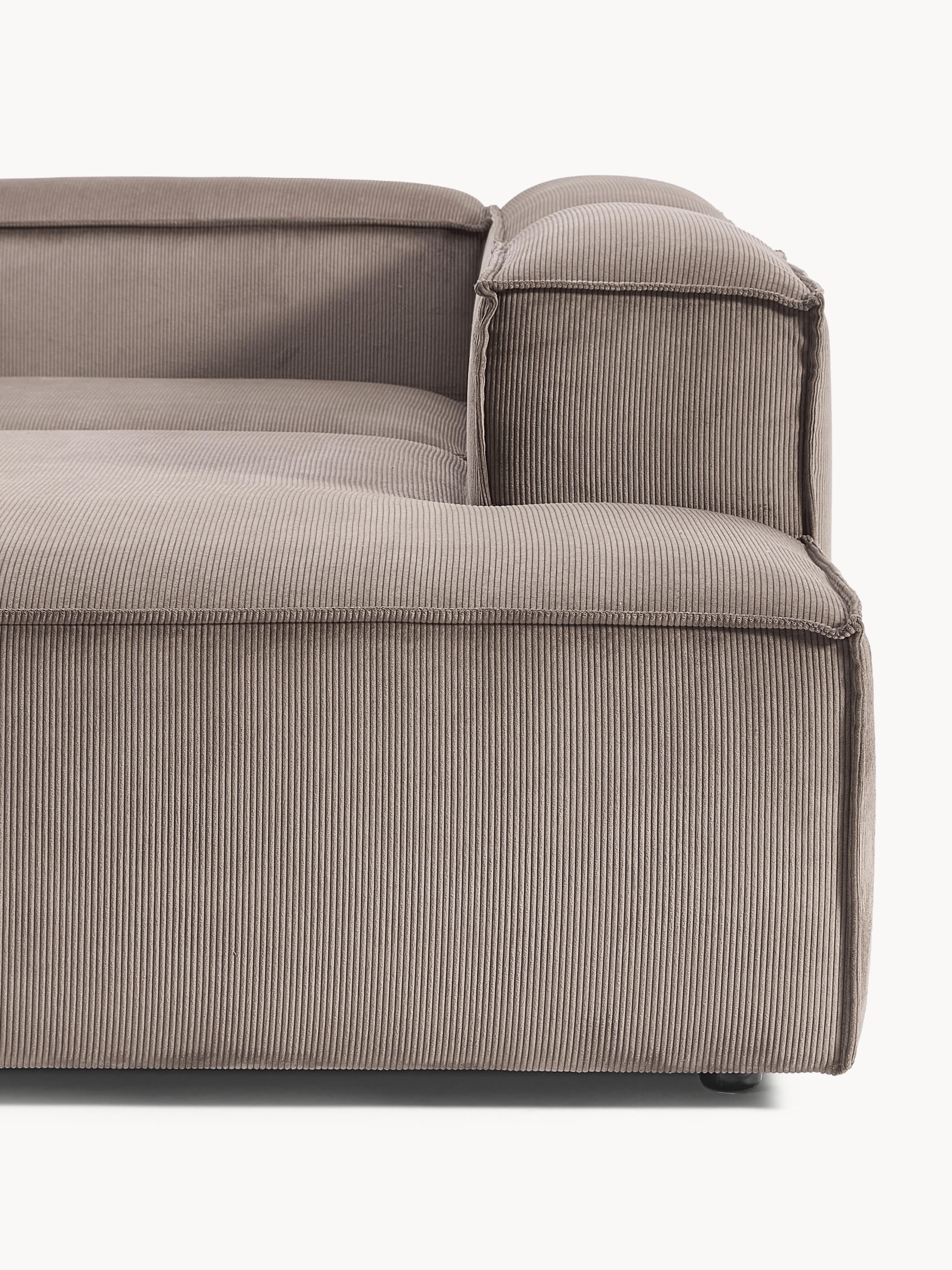 Lennon Corduroy Modular Corner Sofa (4-seater)