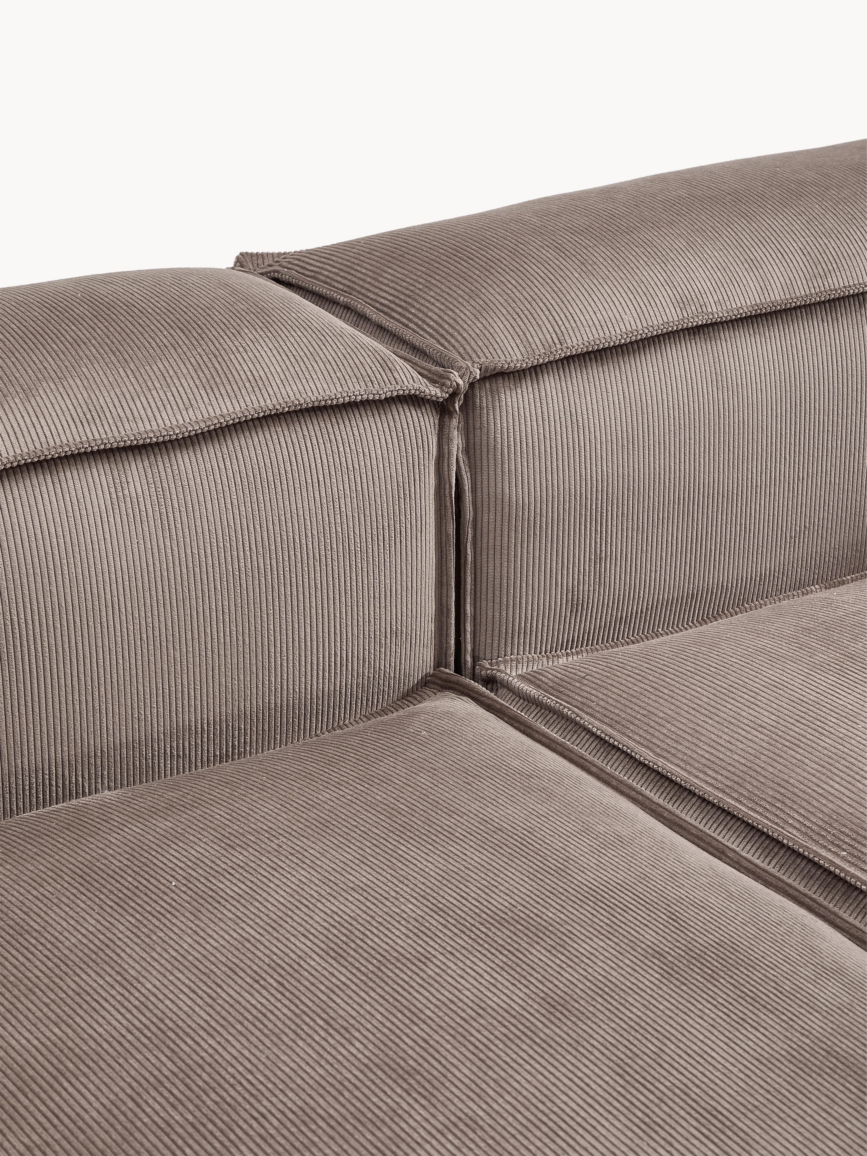 Lennon Corduroy Modular Corner Sofa (4-seater)