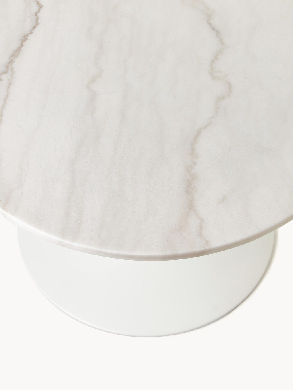 Miley Oval Marble Dining Table, 120 x 90 cm