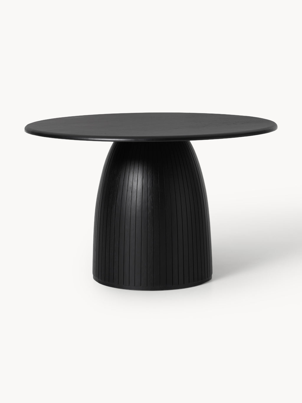 Gallery image 1 - Round Dining Table Nelly with Groove Structure, in various sizes