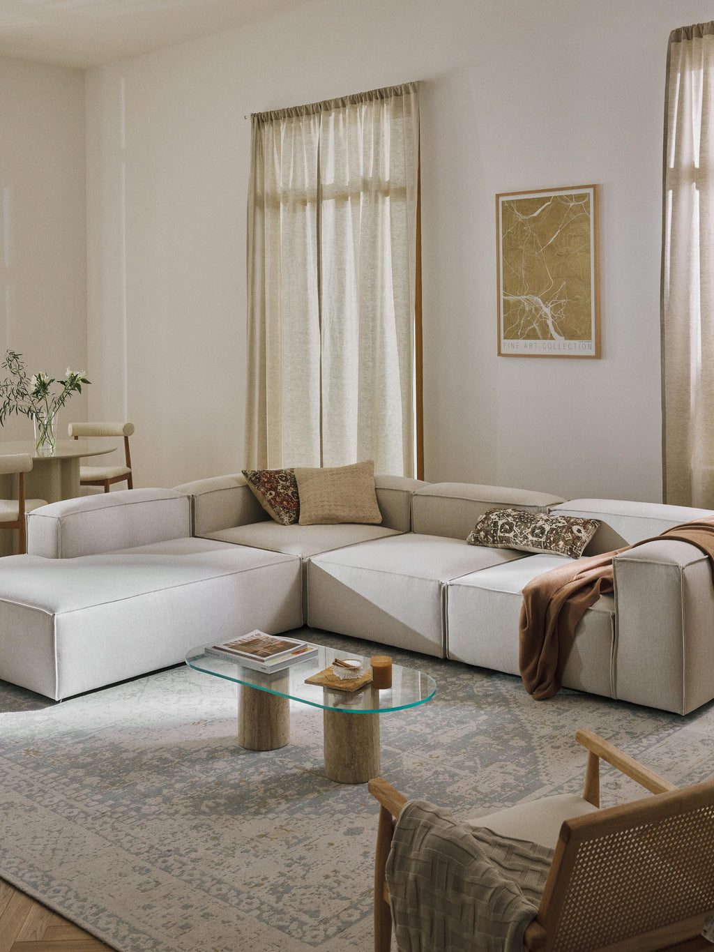 Lennon Modular Corner Sofa (4-seater)