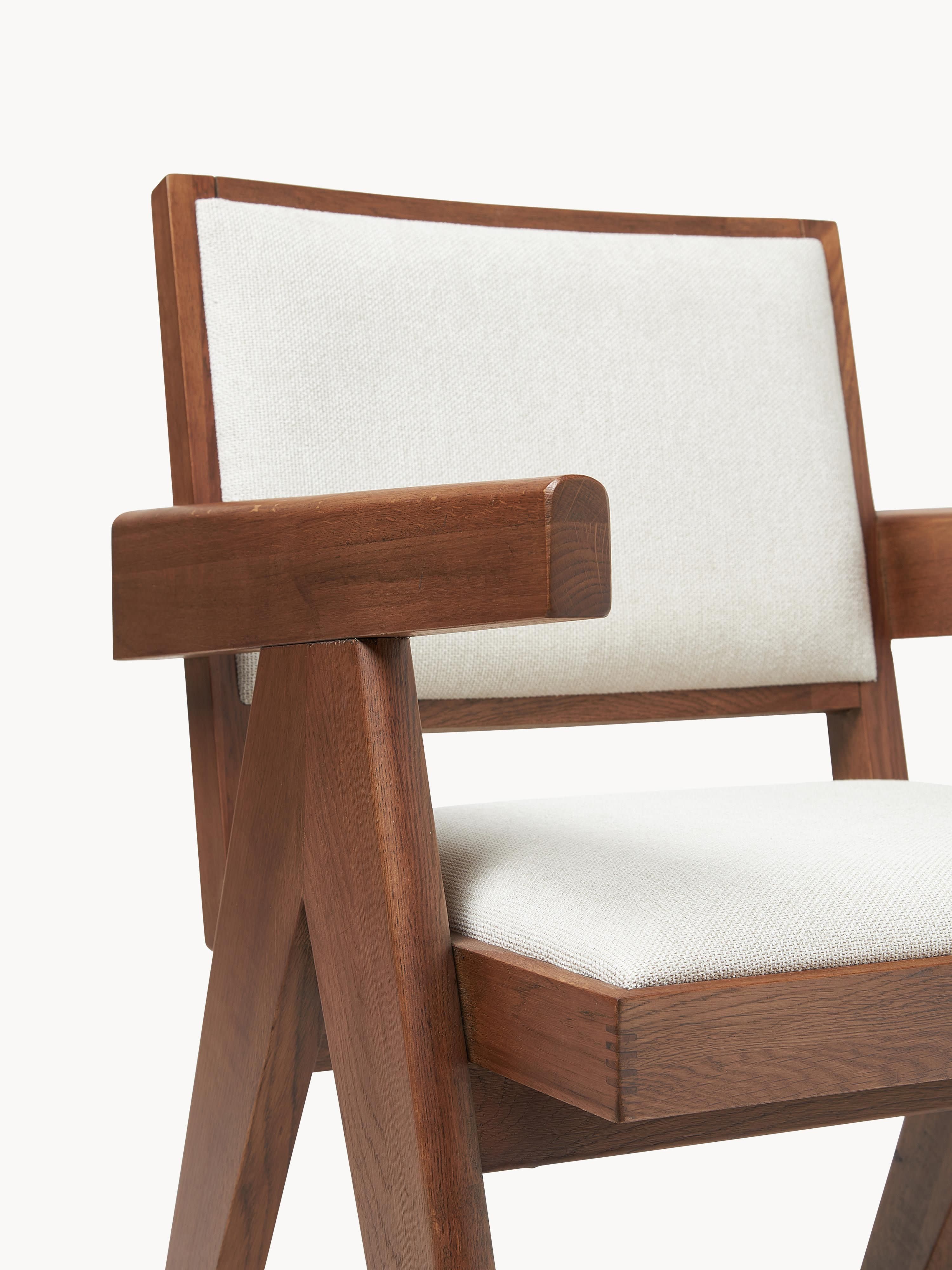 Sissi Upholstered Dining Chair with Armrests