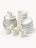 Gallery image 1 - Porcelain Tableware Set Facile