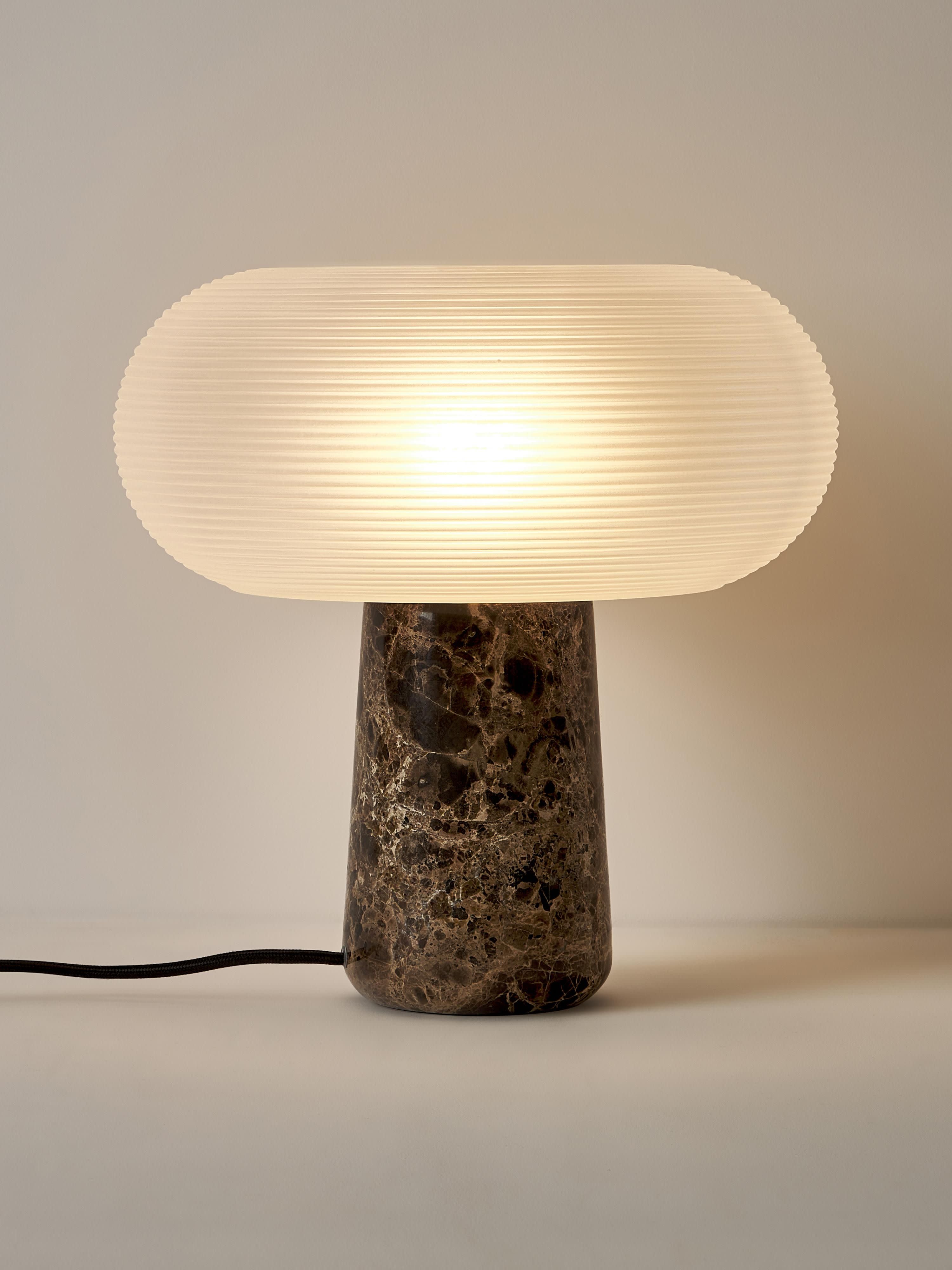 Mariella Table Lamp with Marble Base