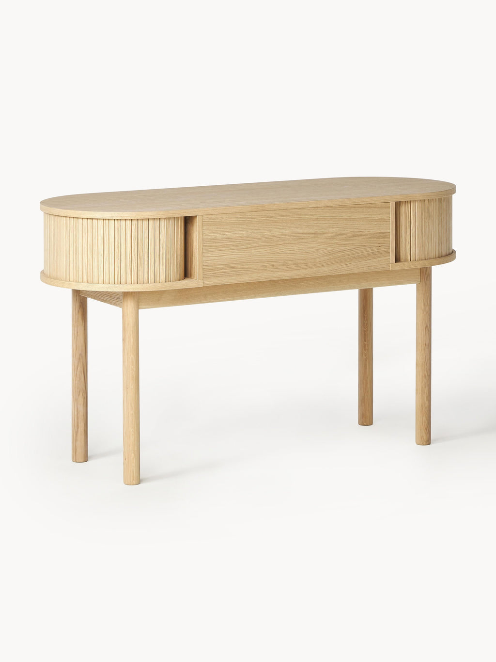Calary Desk with Fluted Front