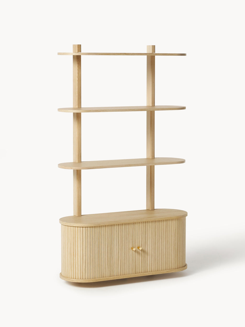 Gallery image 1 - Wall-Mounted Shelf Calary with Fluted Front