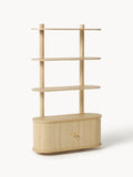 Gallery image 1 - Wall-Mounted Shelf Calary with Fluted Front