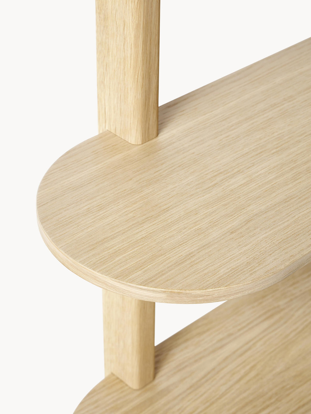 Calary Wall-Mounted Shelf with Fluted Front
