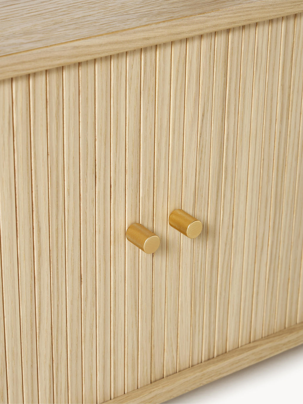 Calary Wall-Mounted Shelf with Fluted Front