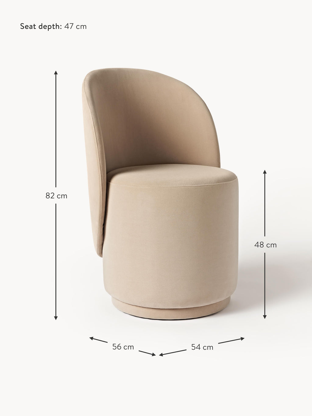 Zeyno Upholstered Velvet Chair