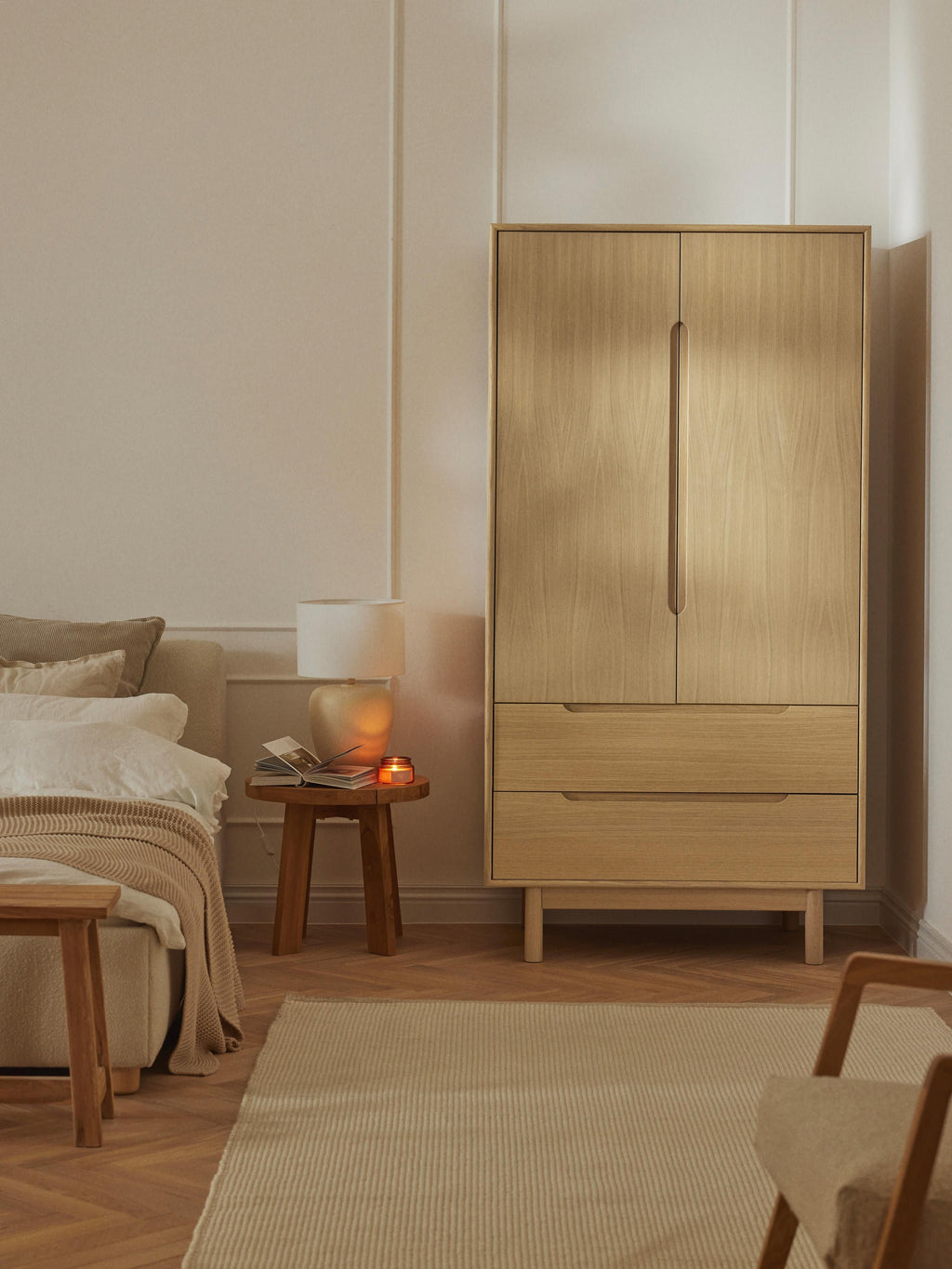 Cassy Small Wardrobe, 2-doors