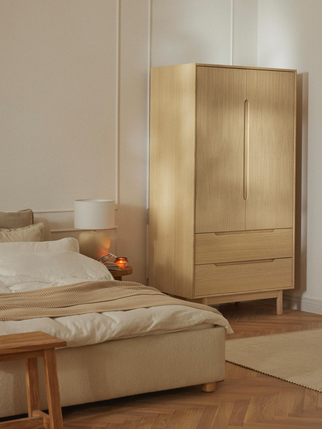 Cassy Small Wardrobe, 2-doors