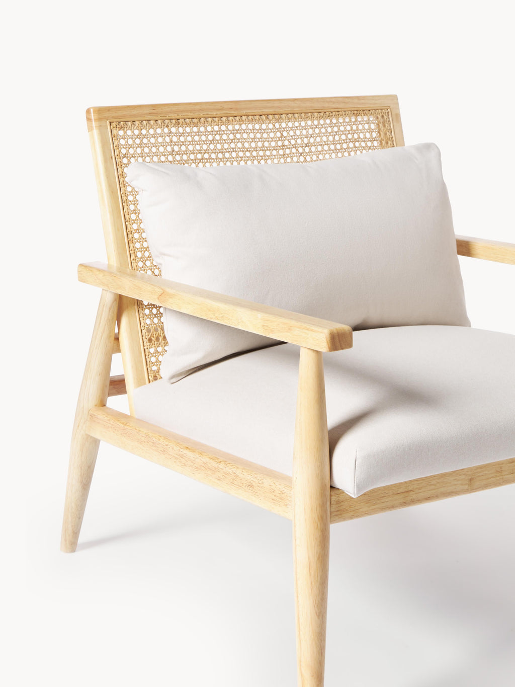 Manuell Rubberwood Lounge Chair