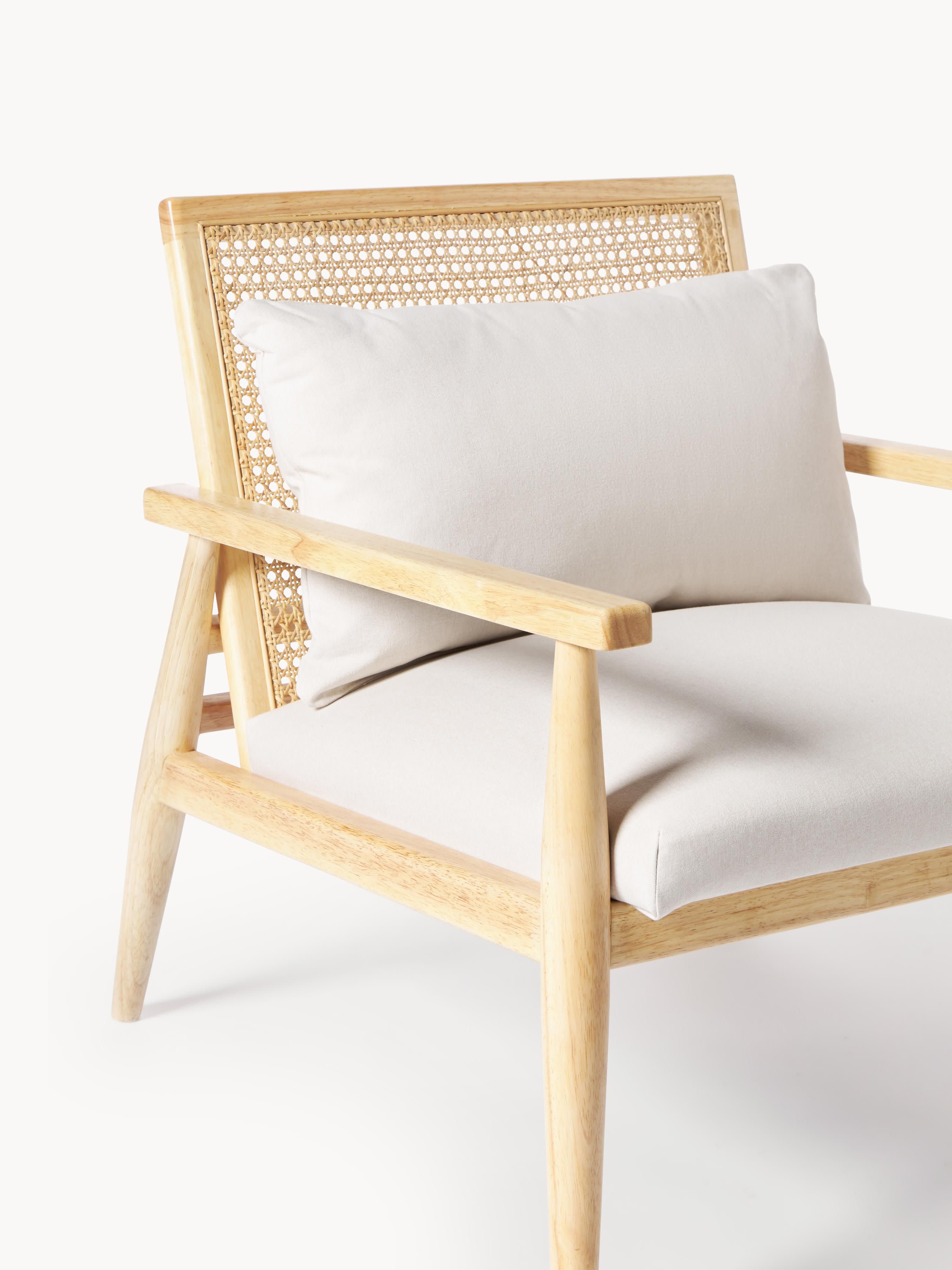 Manuell Rubberwood Lounge Chair