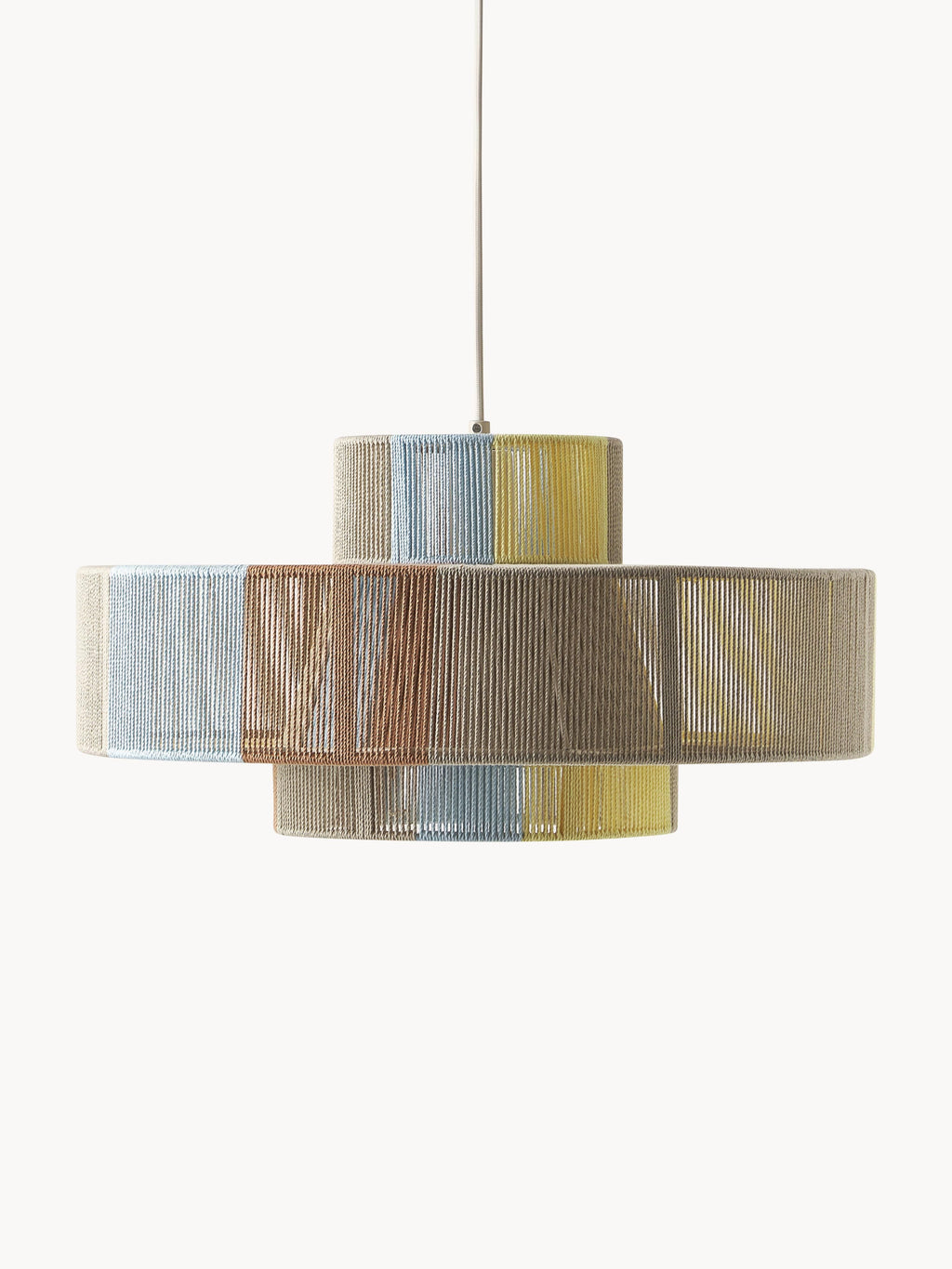 Gallery image 1 - Large Linen Thread Pendant Light Lace