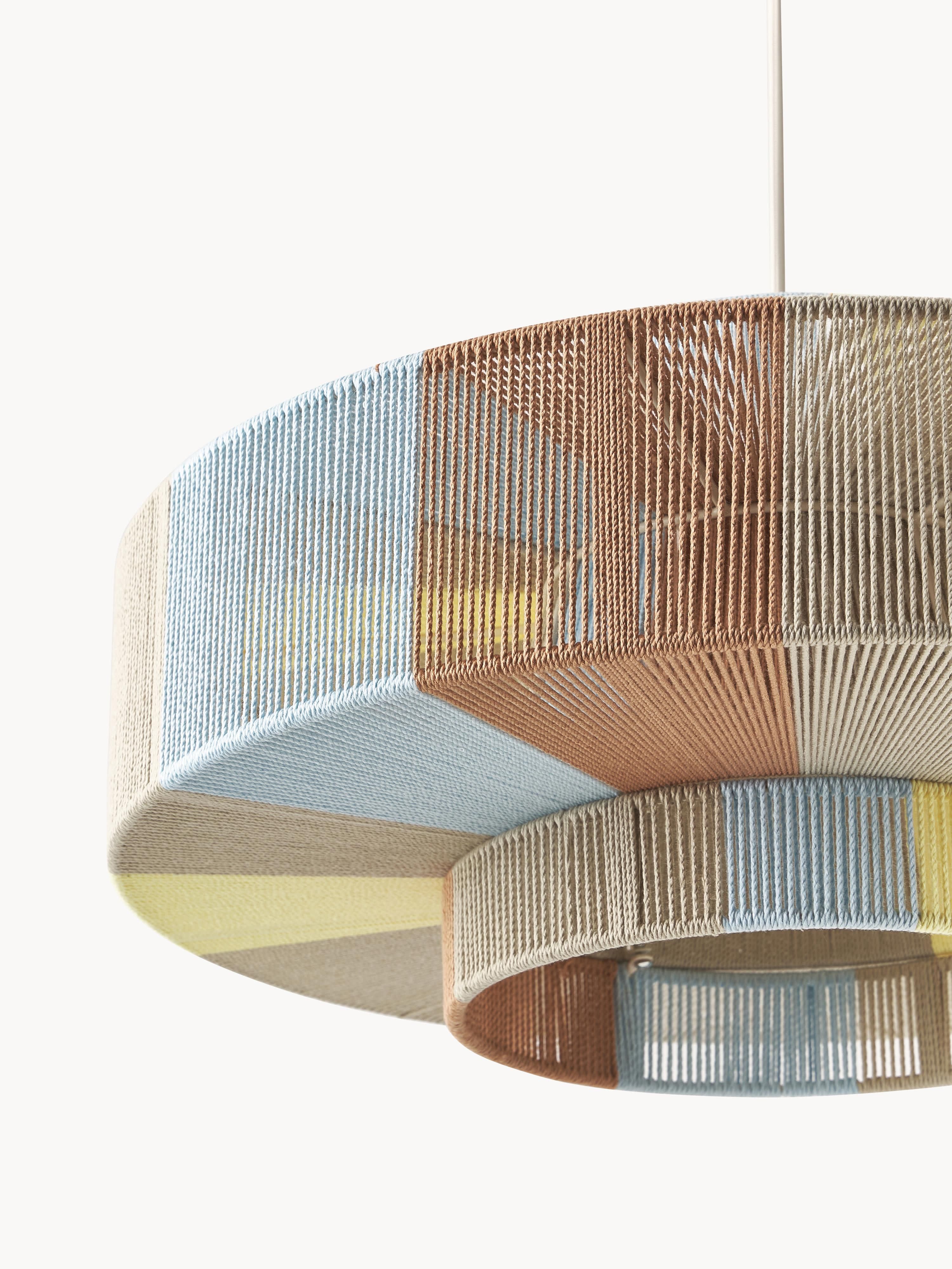 Lace Large Linen Thread Pendant Light