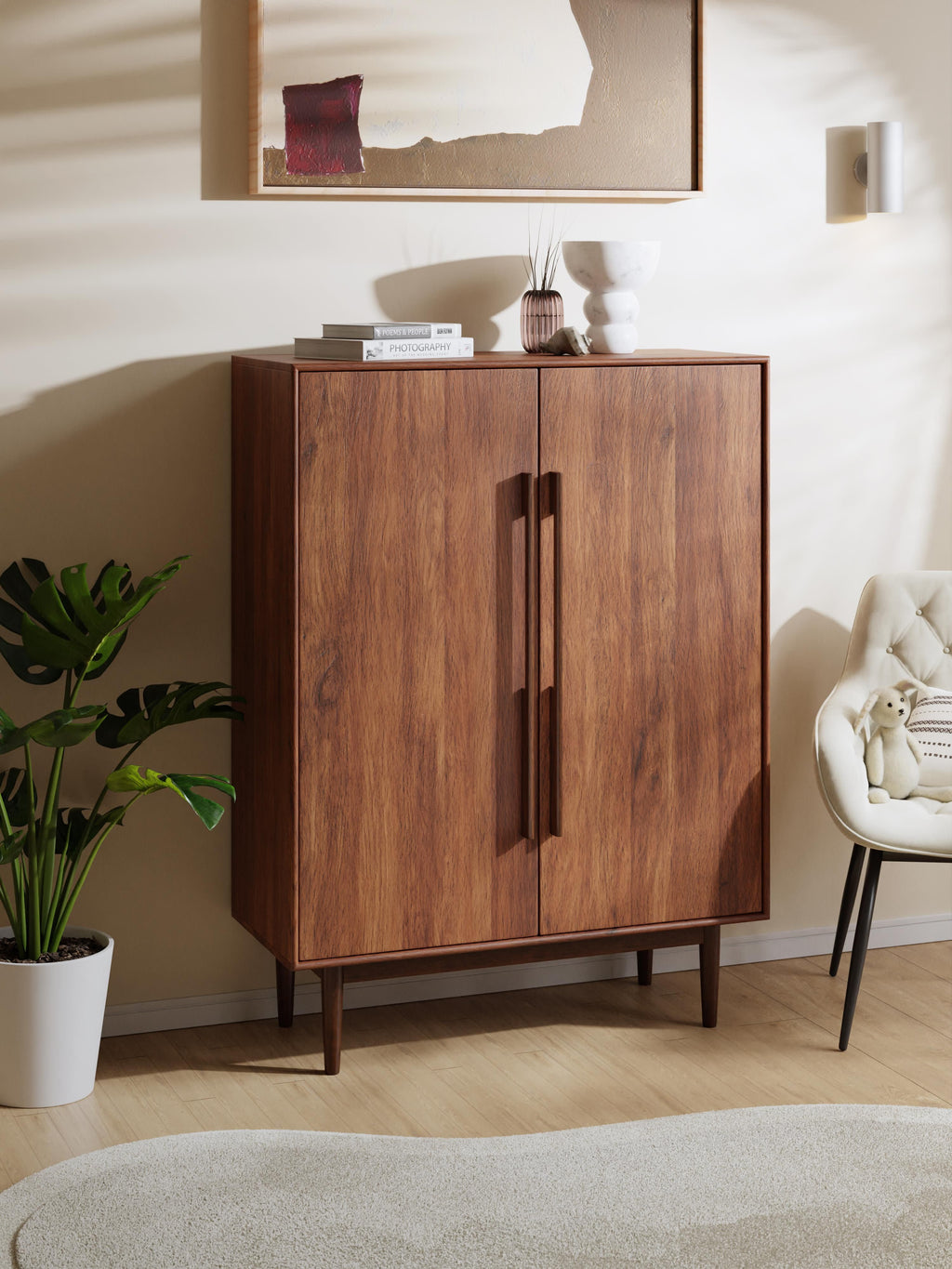 Paul Mango Wood Highboard