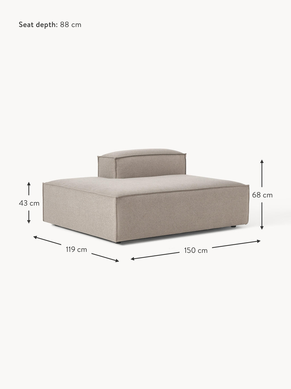 Lennon Chaise Module
