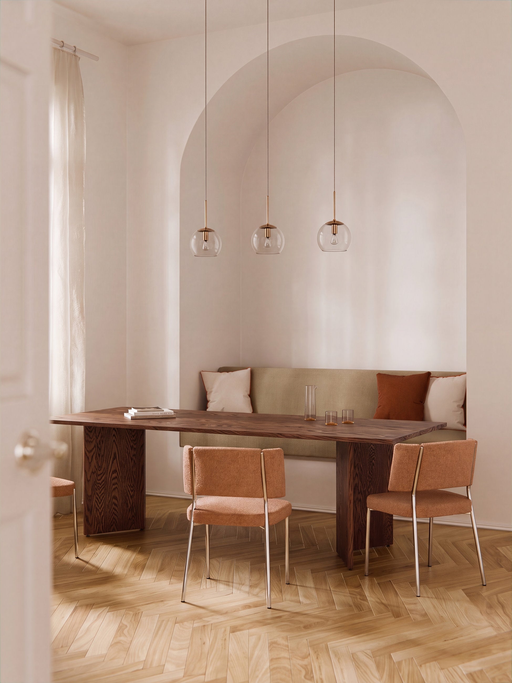 Toni Wooden Dining Table, in various sizes