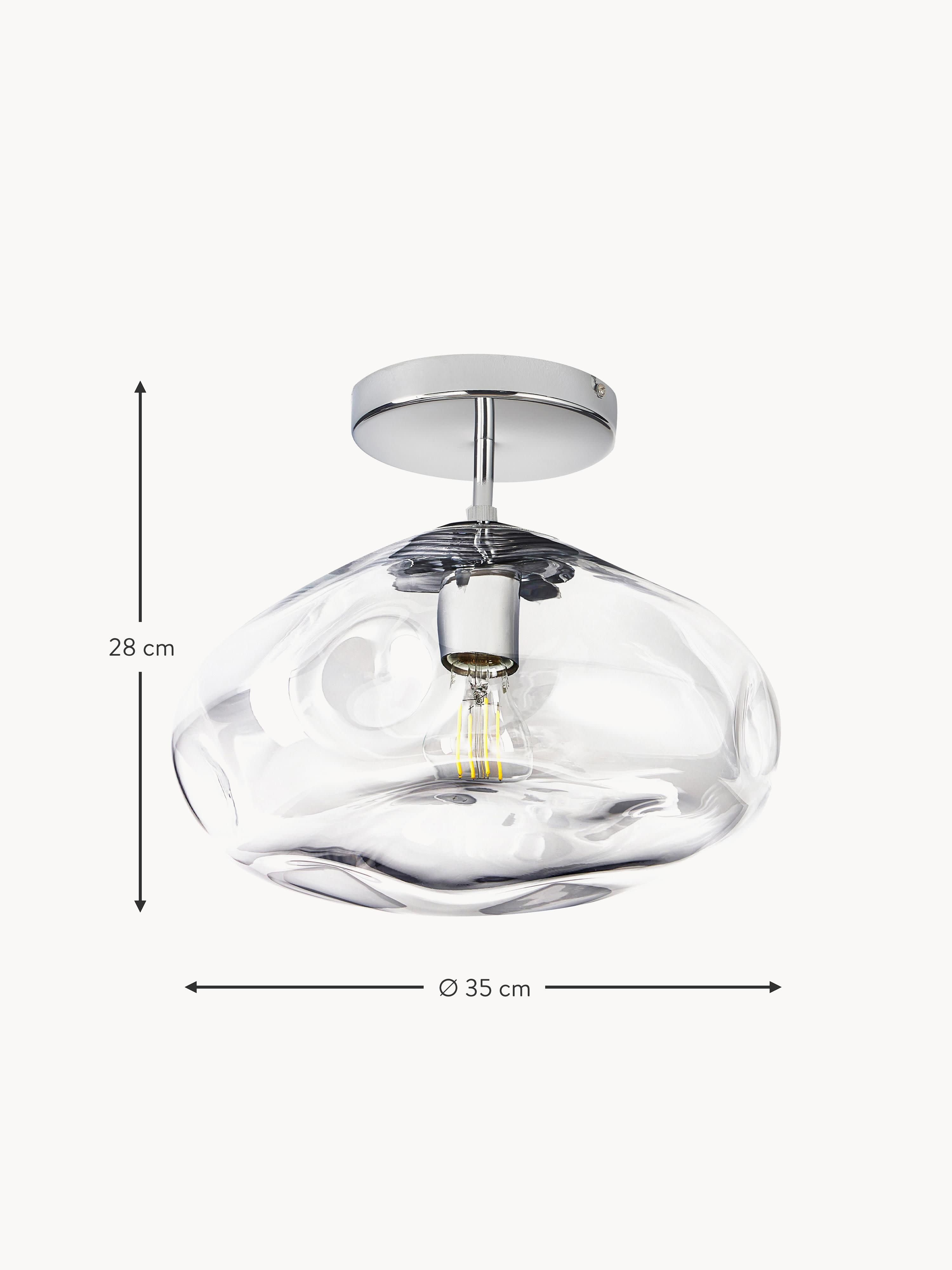 Amora Glass Ceiling Lamp