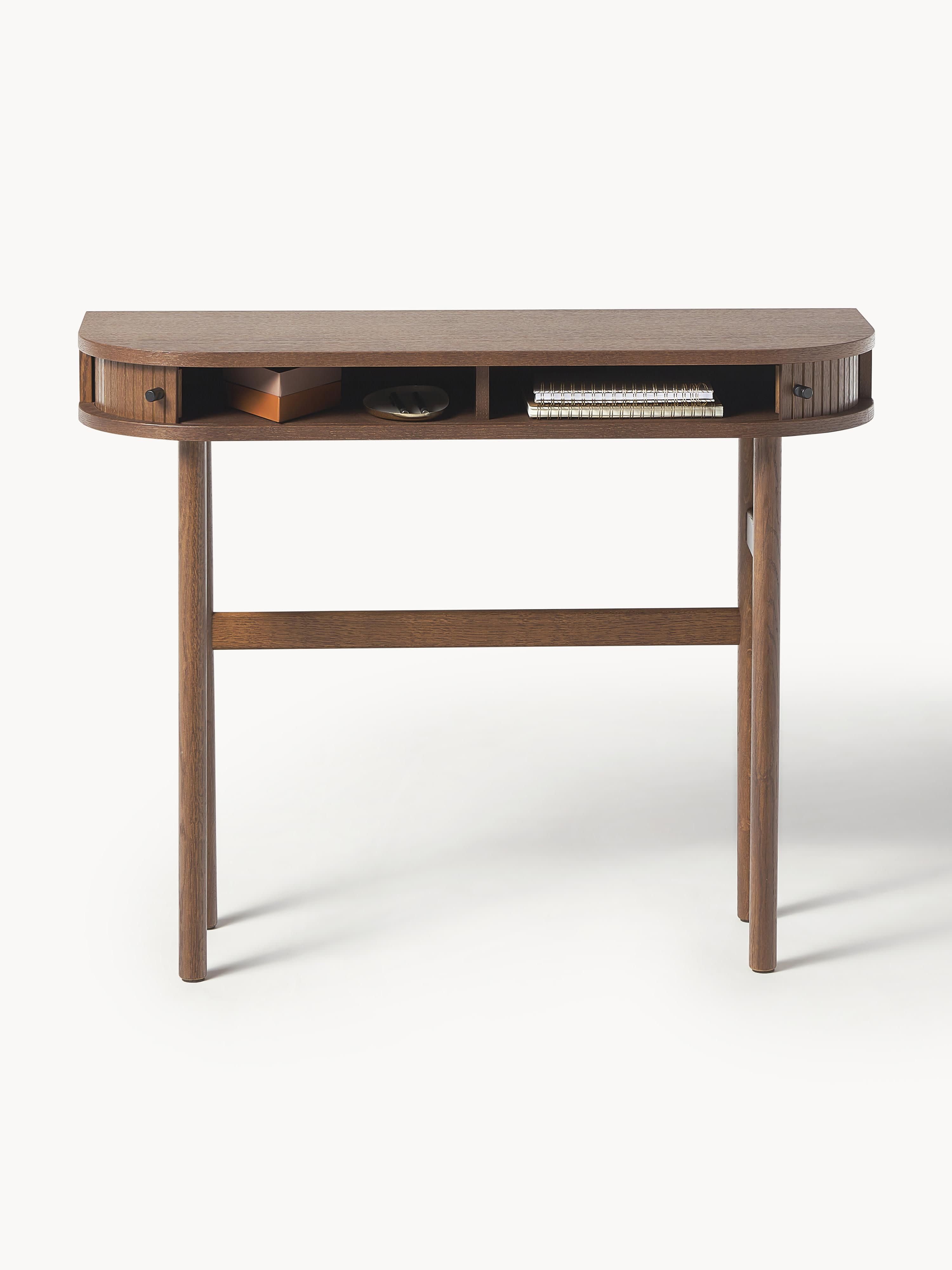 Calary Console Table with Fluted Front