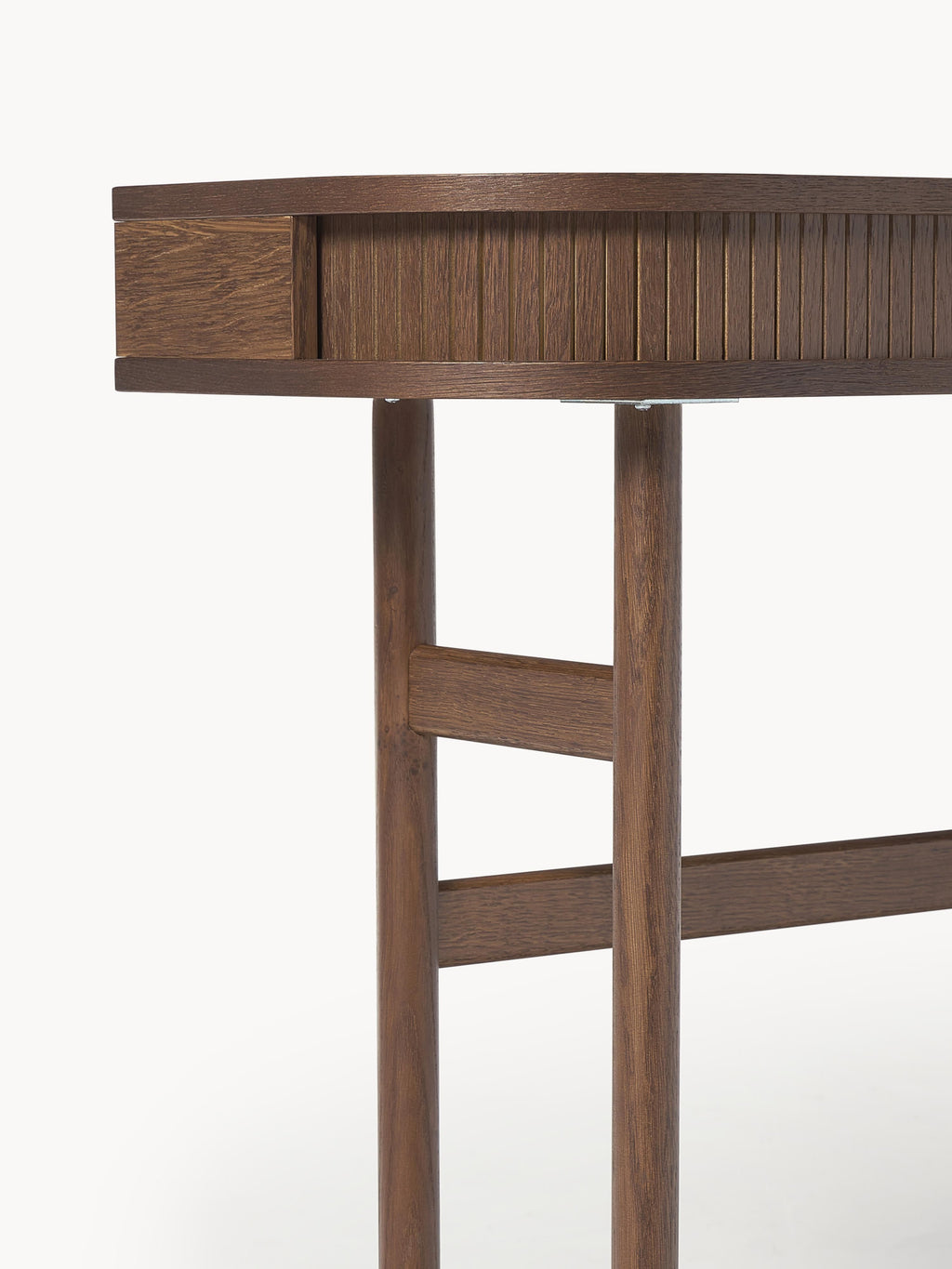 Calary Console Table with Fluted Front