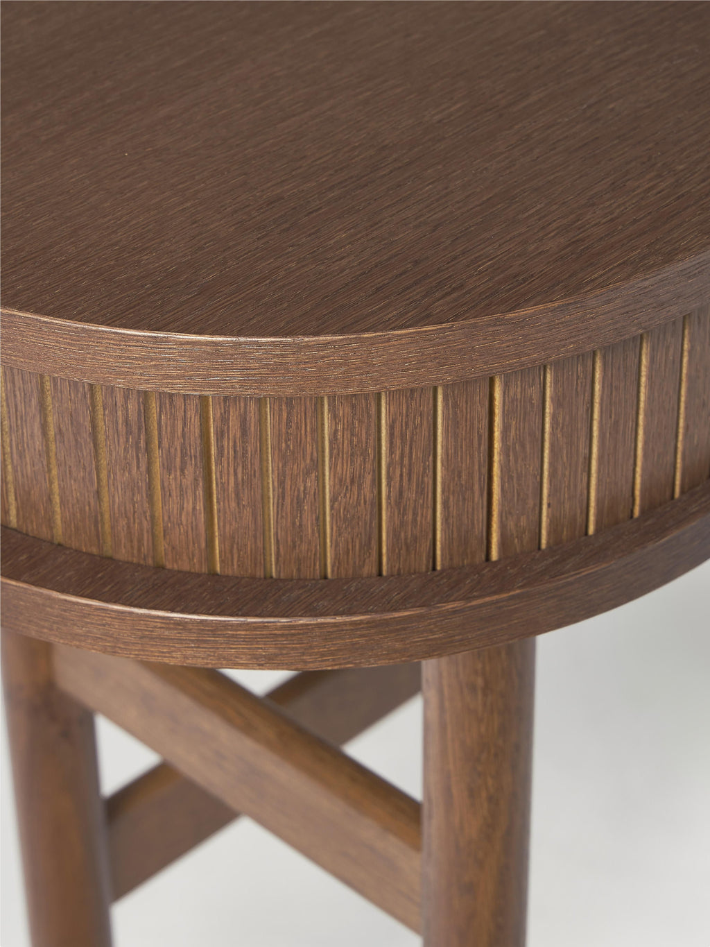 Calary Console Table with Fluted Front