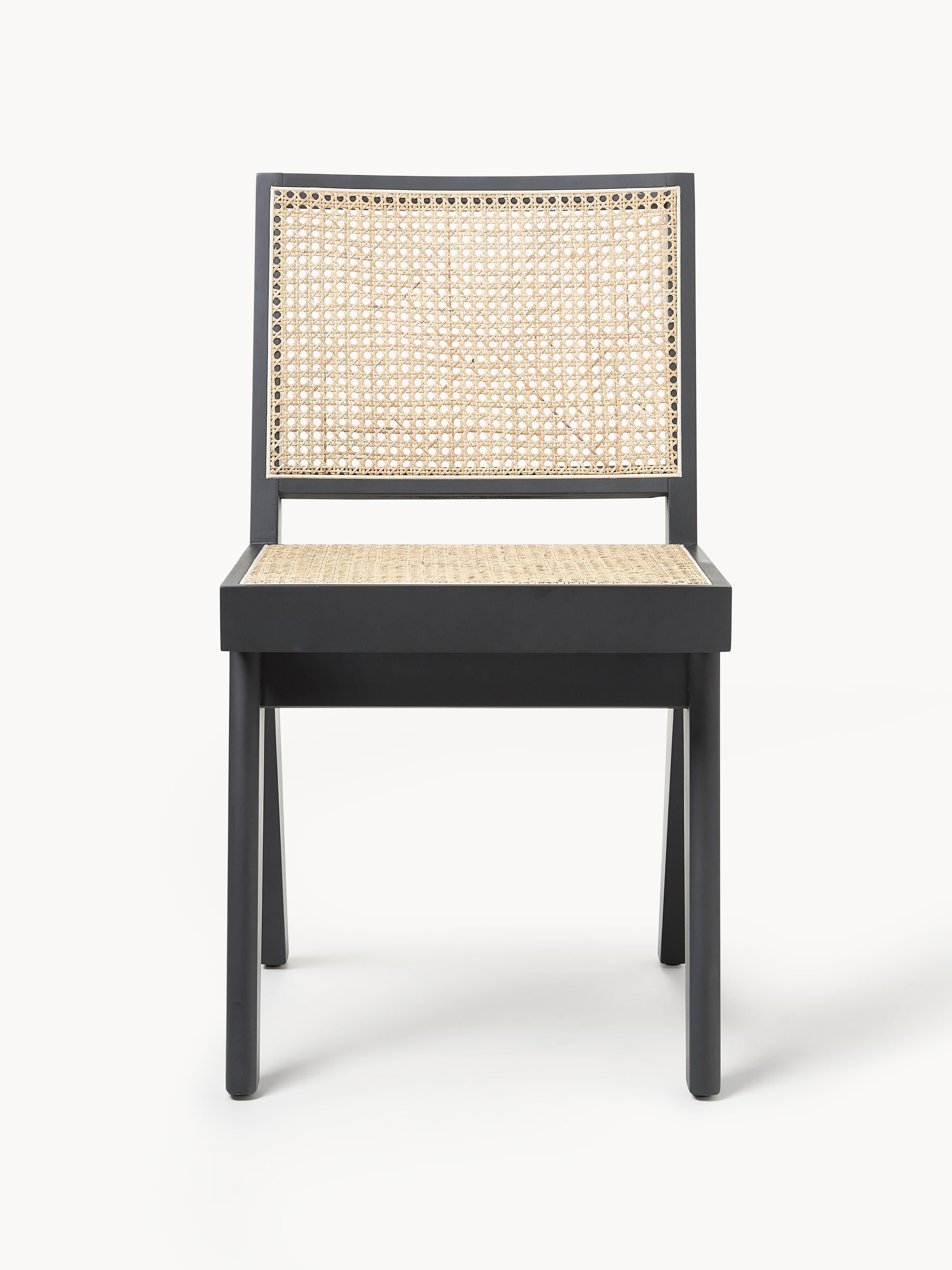 Sissi Wooden Dining Chair with Viennese Wickerwork
