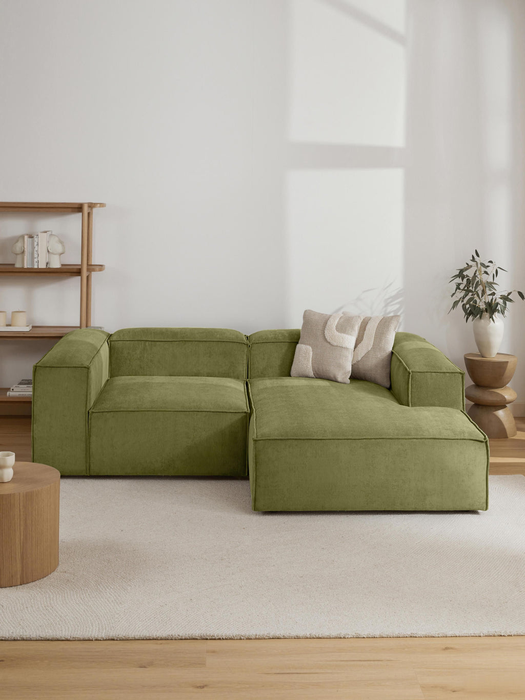 Lennon Corduroy Corner Chaise Module