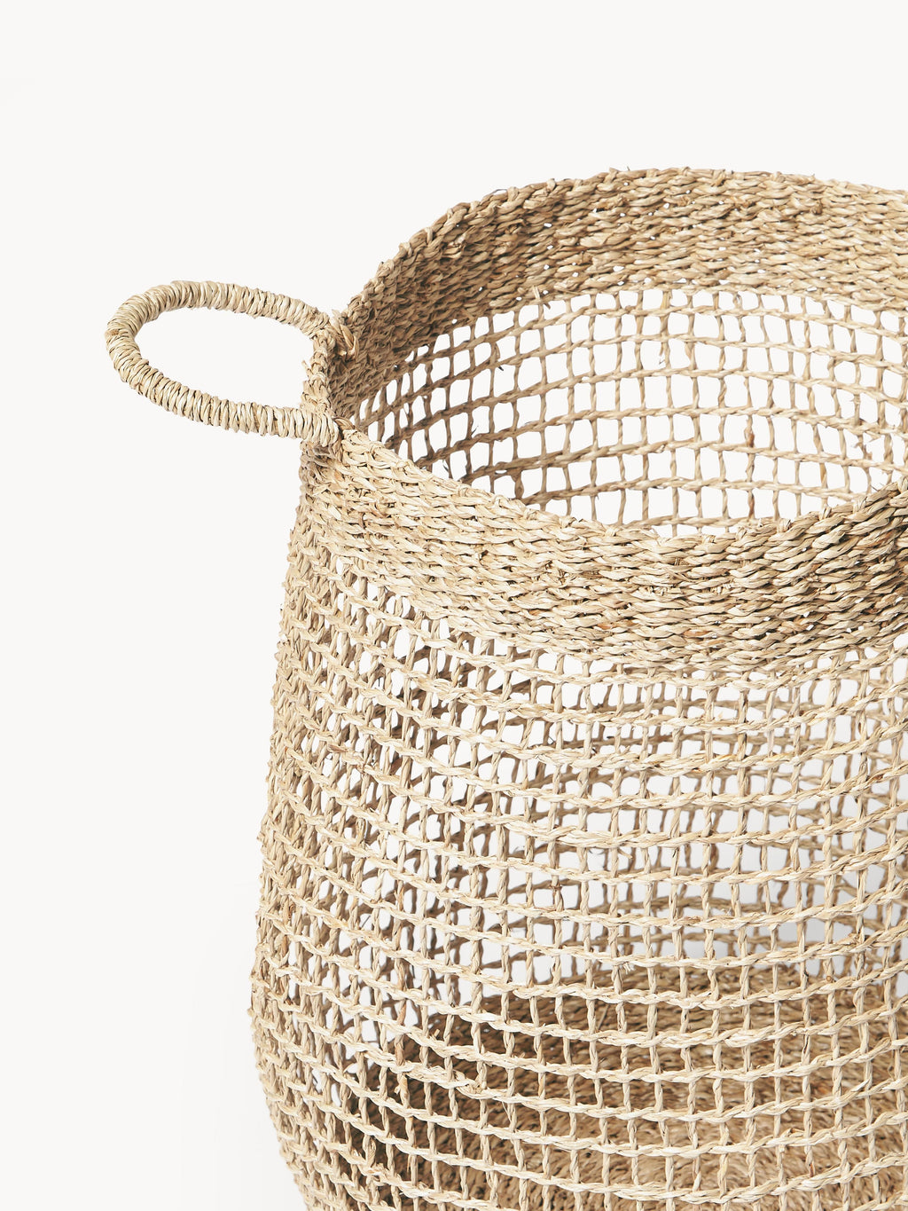 Ian Seagrass Storage Baskets, Set of 2