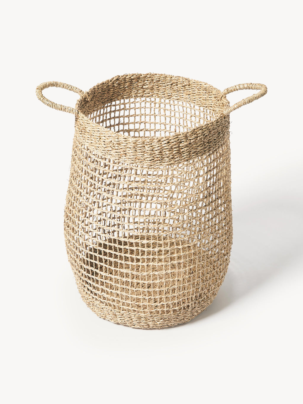 Ian Seagrass Storage Baskets, Set of 2