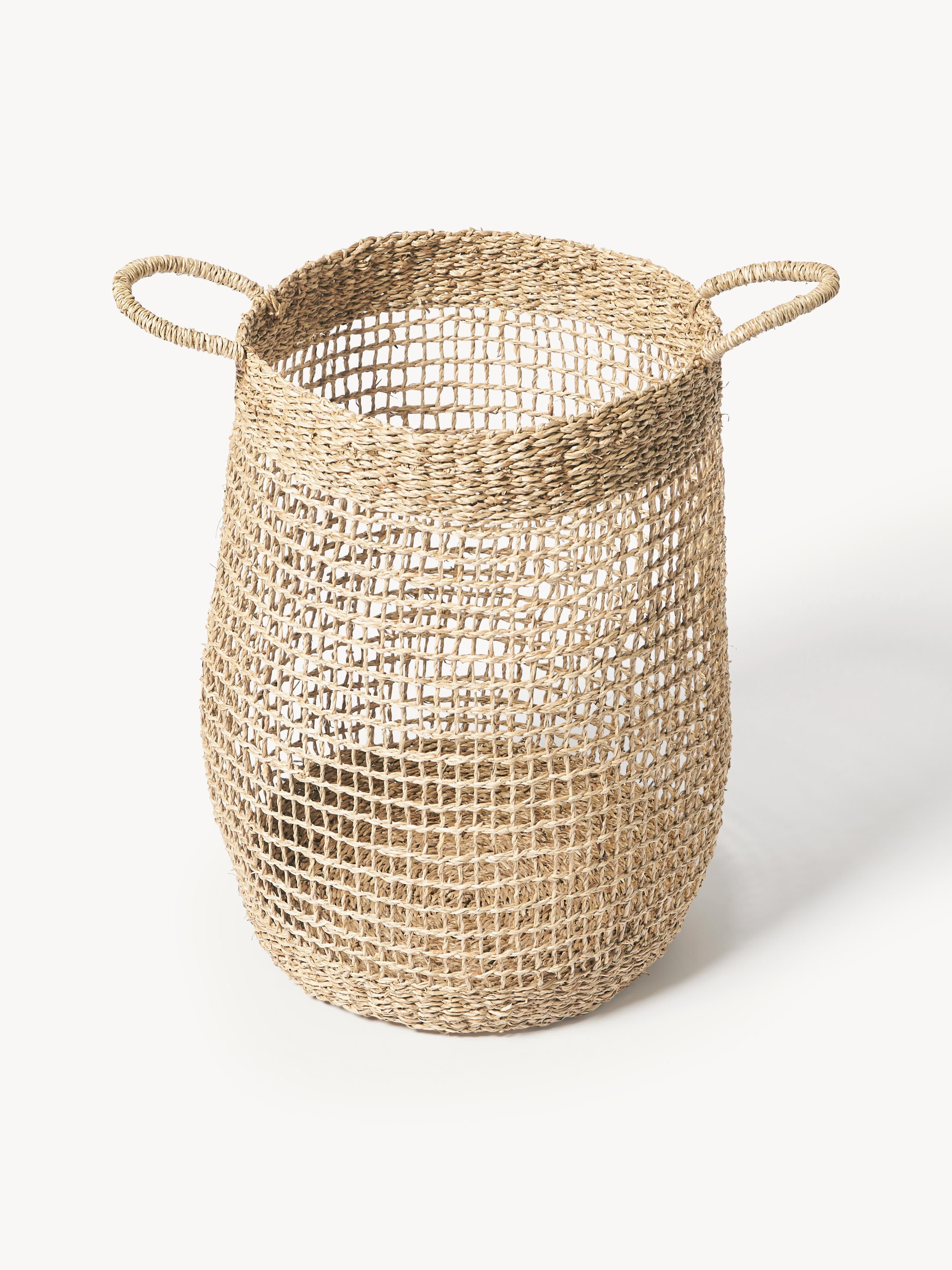 Ian Seagrass Storage Baskets, Set of 2