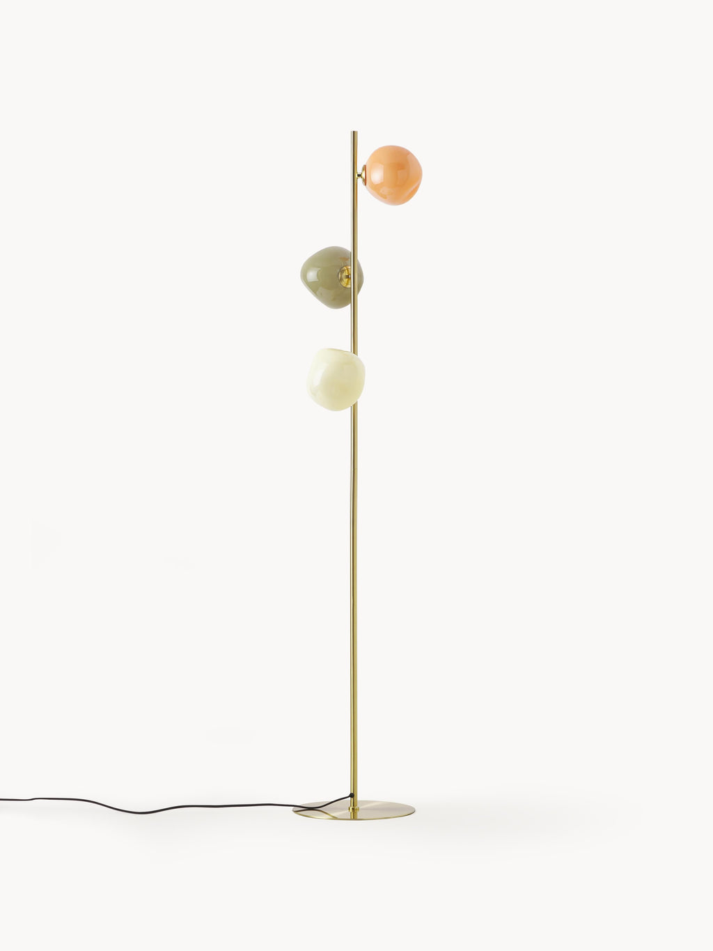 Josie Opal Glass Floor Lamp