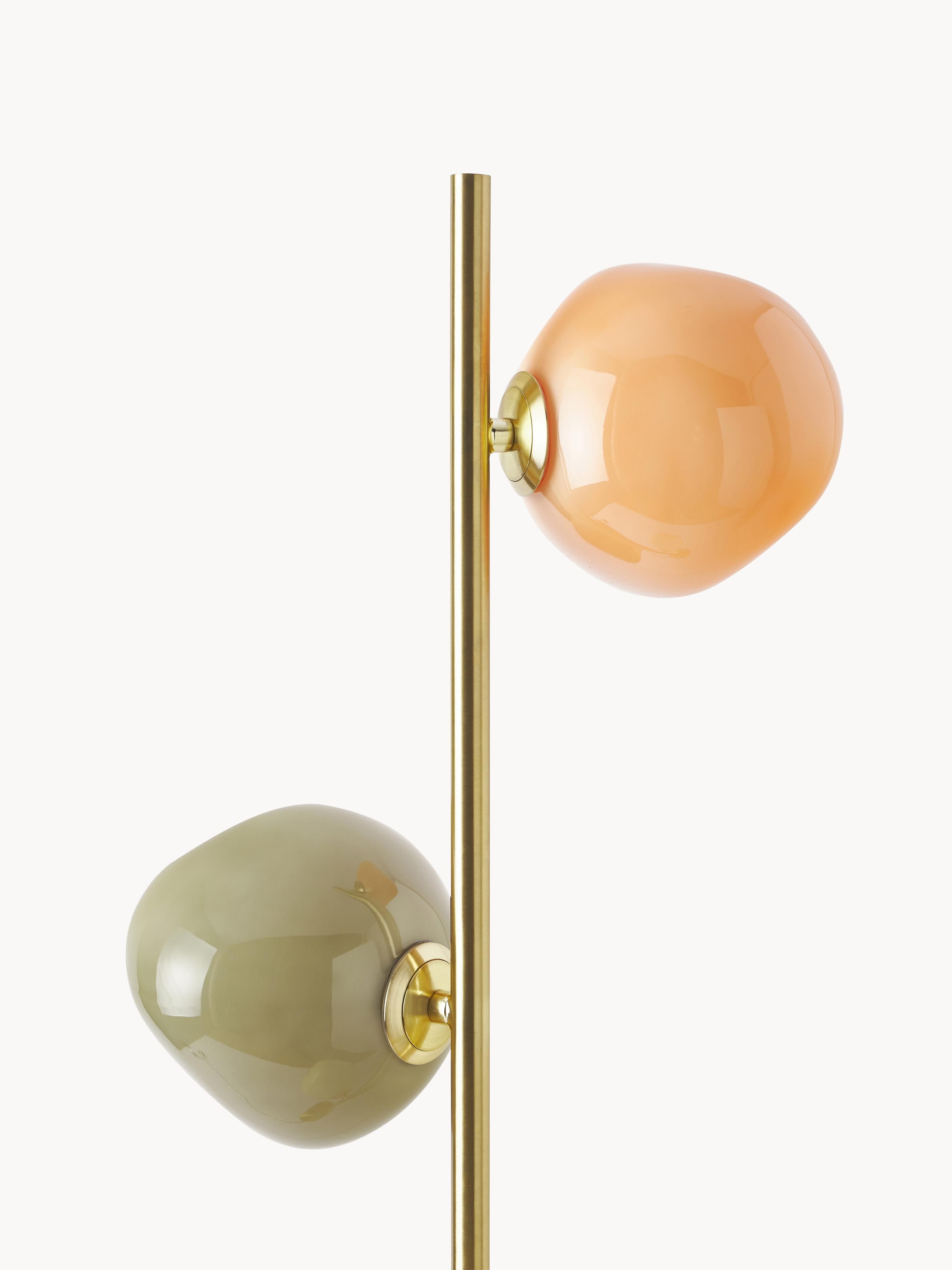 Josie Opal Glass Floor Lamp