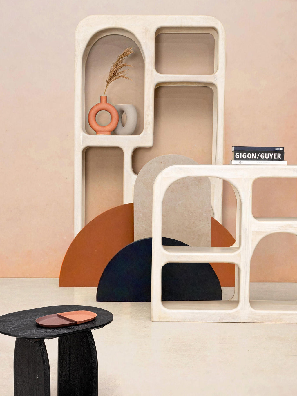 Cairo Mango Wood Shelving Unit