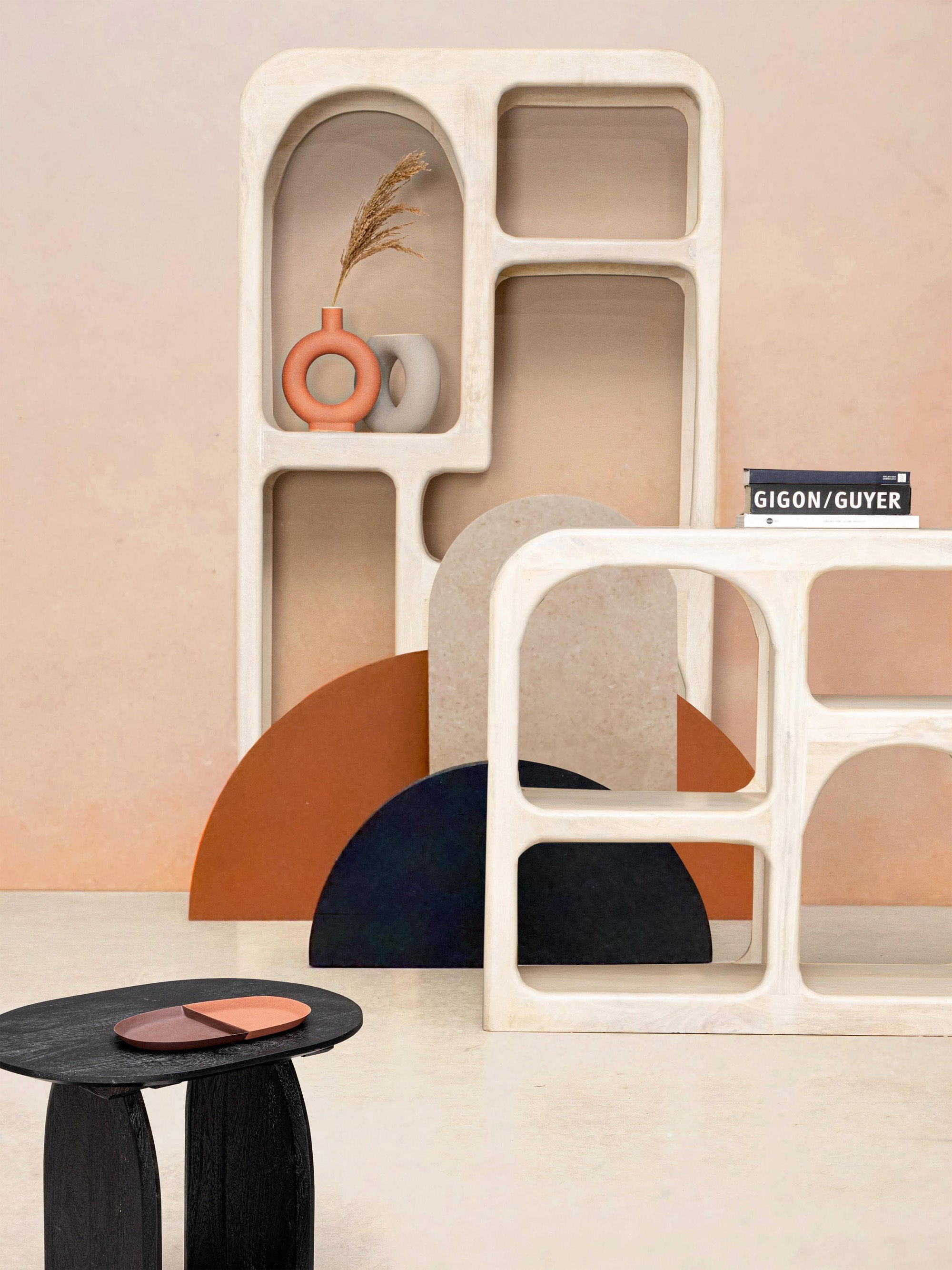 Cairo Mango Wood Shelving Unit